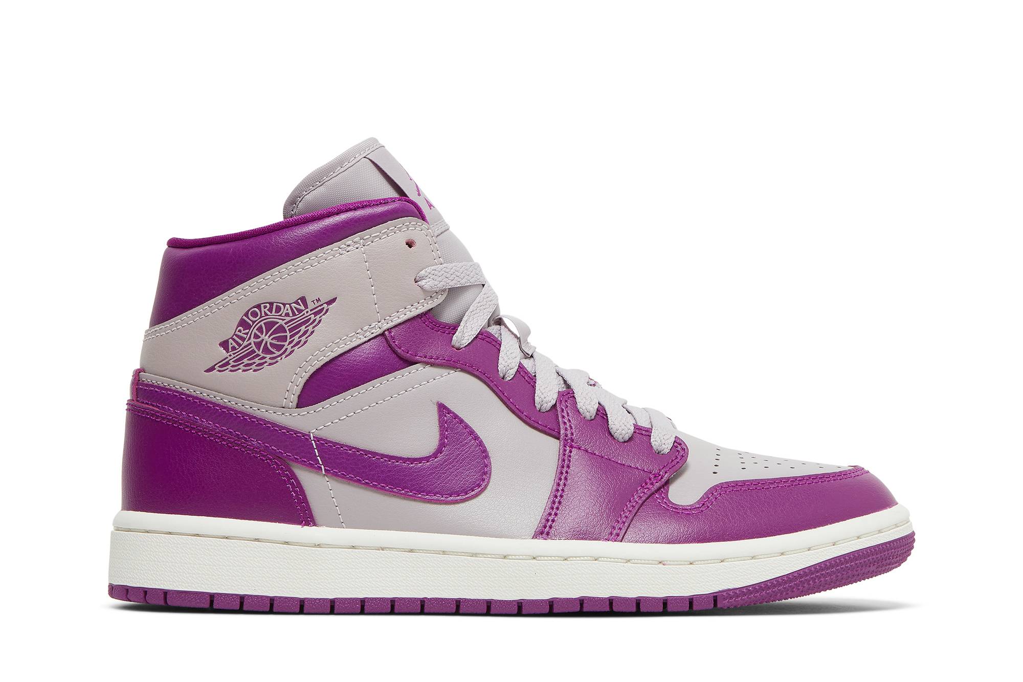 (Women) Air Jordan 1 Mid Magenta BQ6472-501 Nicesnk