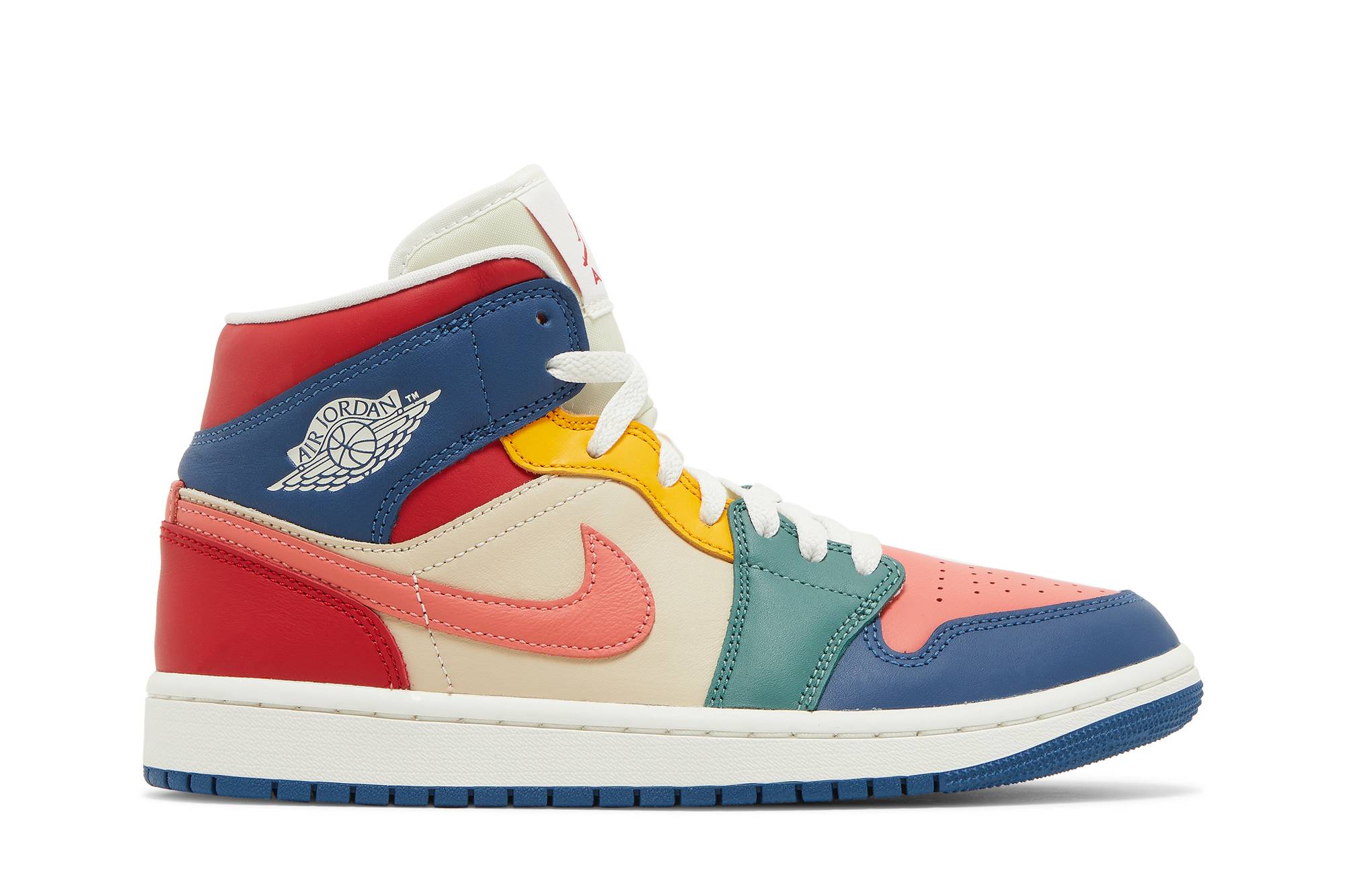 (Women) Air Jordan 1 Mid ‘Multi-Color’ DN3738-400