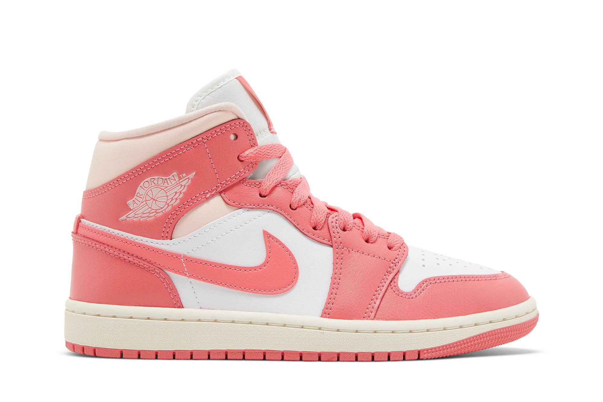 (Women) Air Jordan 1 Mid ‘Strawberries and Cream’ BQ6472-186