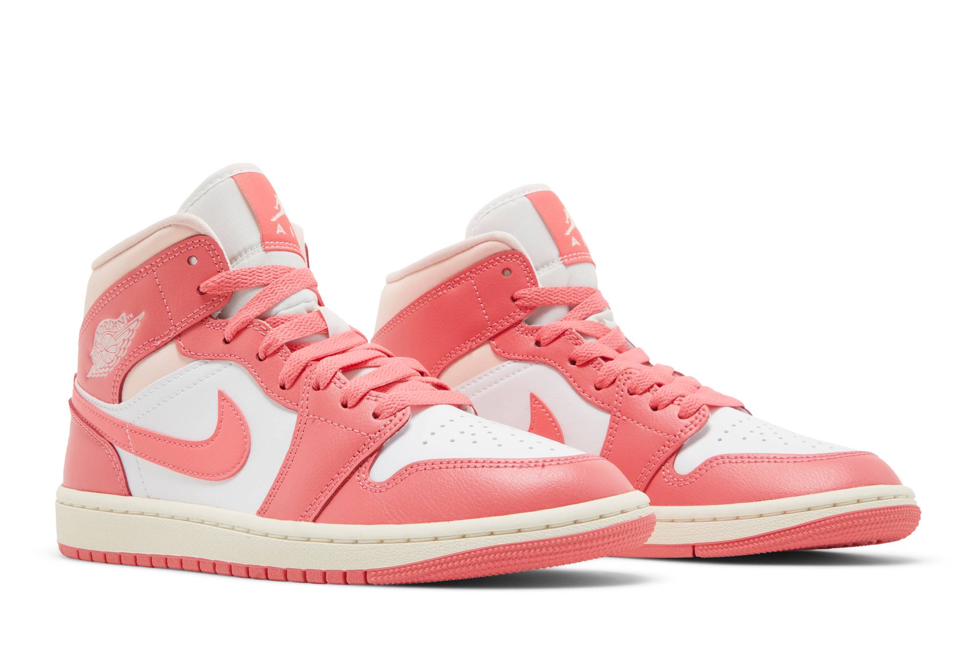 (Women) Air Jordan 1 Mid ‘Strawberries and Cream’ BQ6472-186