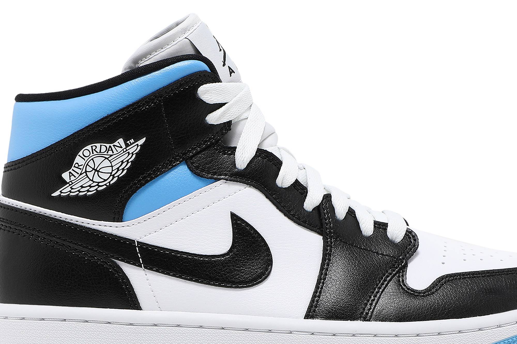 (Women) Air Jordan 1 Mid University Blue BQ6472-102 Nicesnk