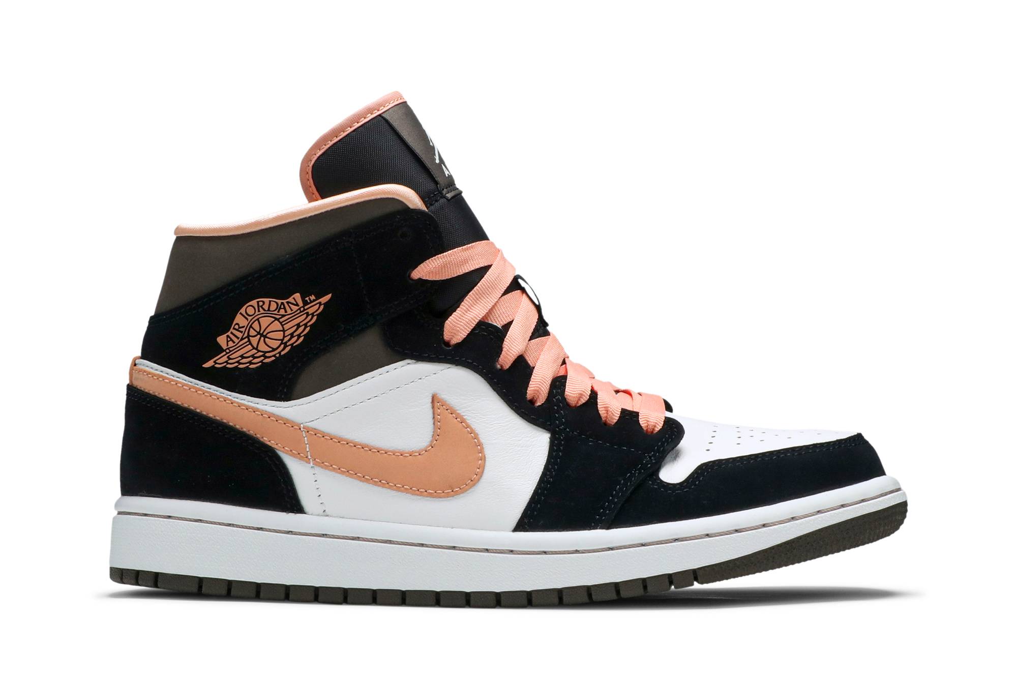 (Women) Air Jordan 1 Mid SE Peach Mocha DH0210-100 Nicesnk
