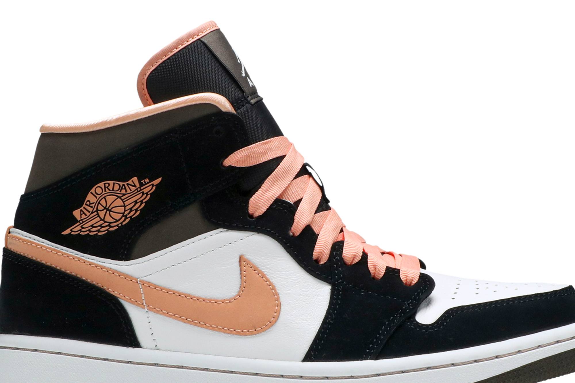 (Women) Air Jordan 1 Mid SE Peach Mocha DH0210-100 Nicesnk