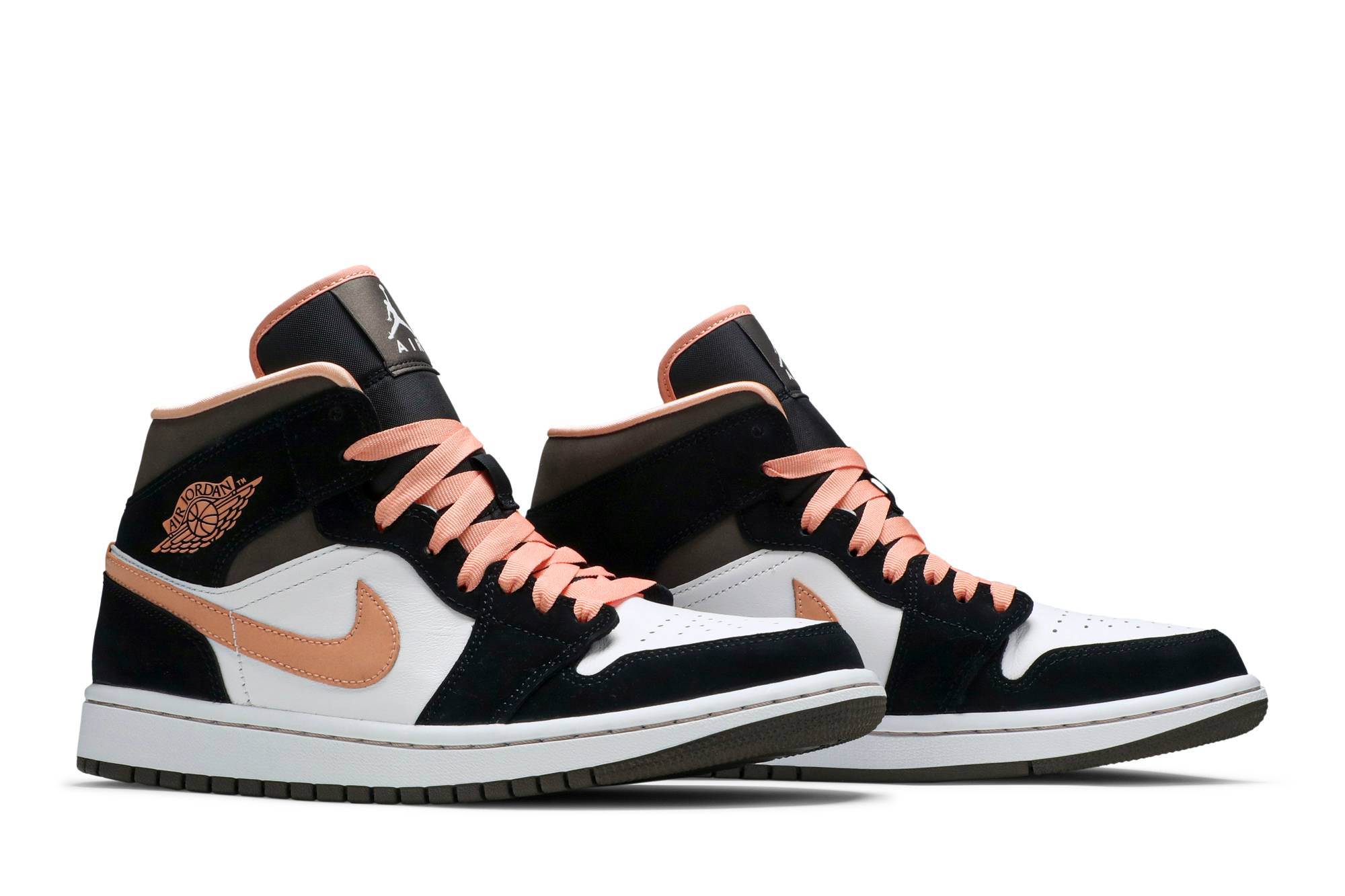 (Women) Air Jordan 1 Mid SE Peach Mocha DH0210-100 Nicesnk