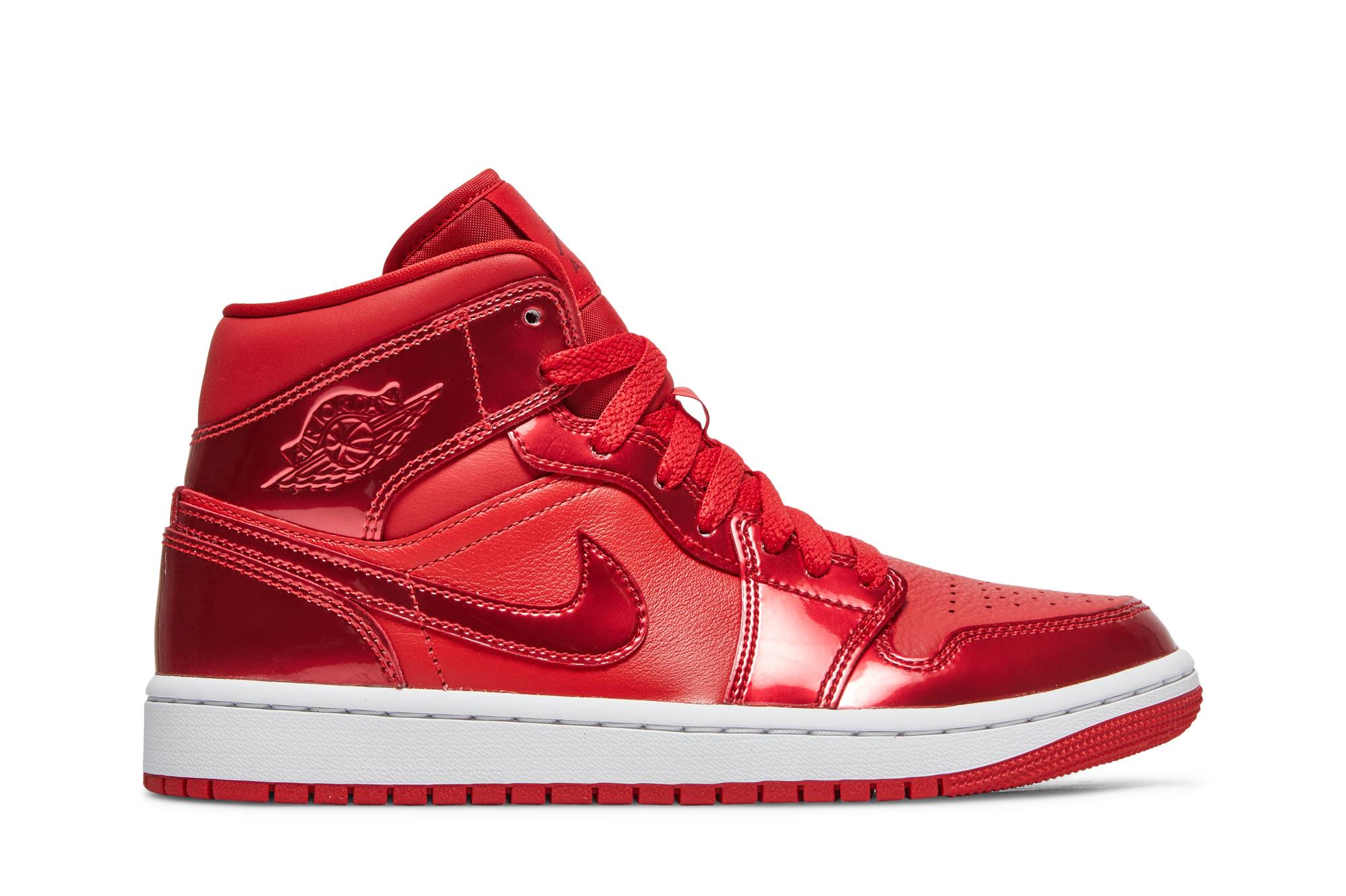 (Women) Air Jordan 1 Mid SE Red Pomegranate DH5894-600 Nicesnk