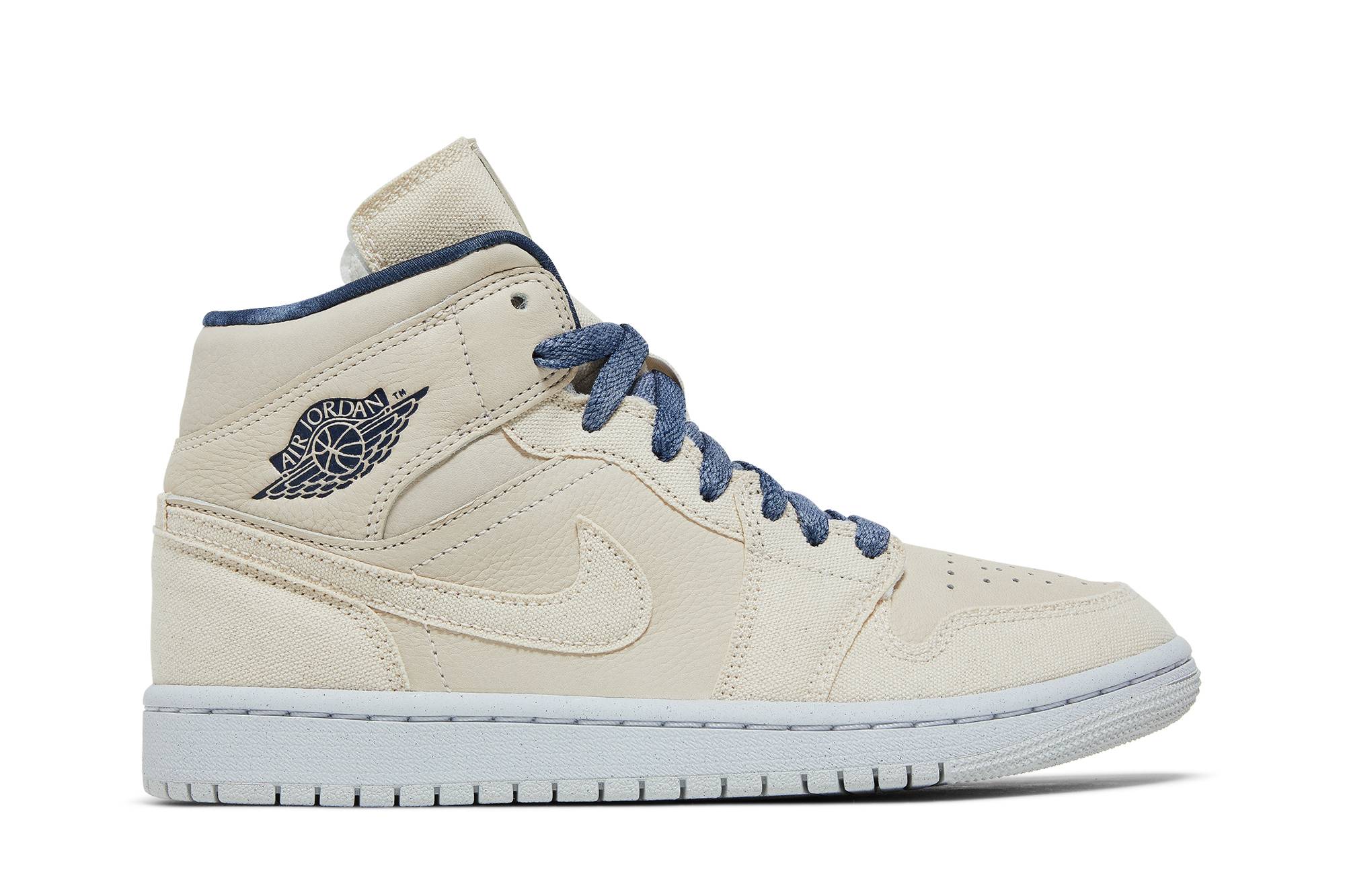 (Women) Air Jordan 1 Mid SE White Midnight Navy DM9126-104 Nicesnk