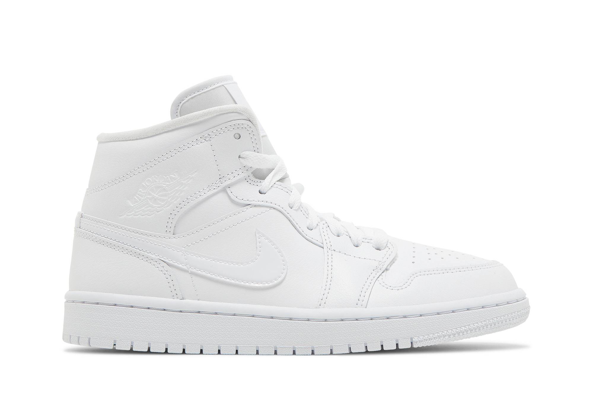 (Women) Air Jordan Mid Triple White 2022 DV0991-111 Nicesnk