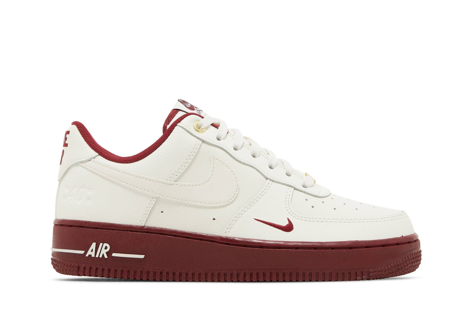 (Women) Nike Air Force 1 ’07 SE ’40th Anniversary – Sail Team Red’ DQ7582-100