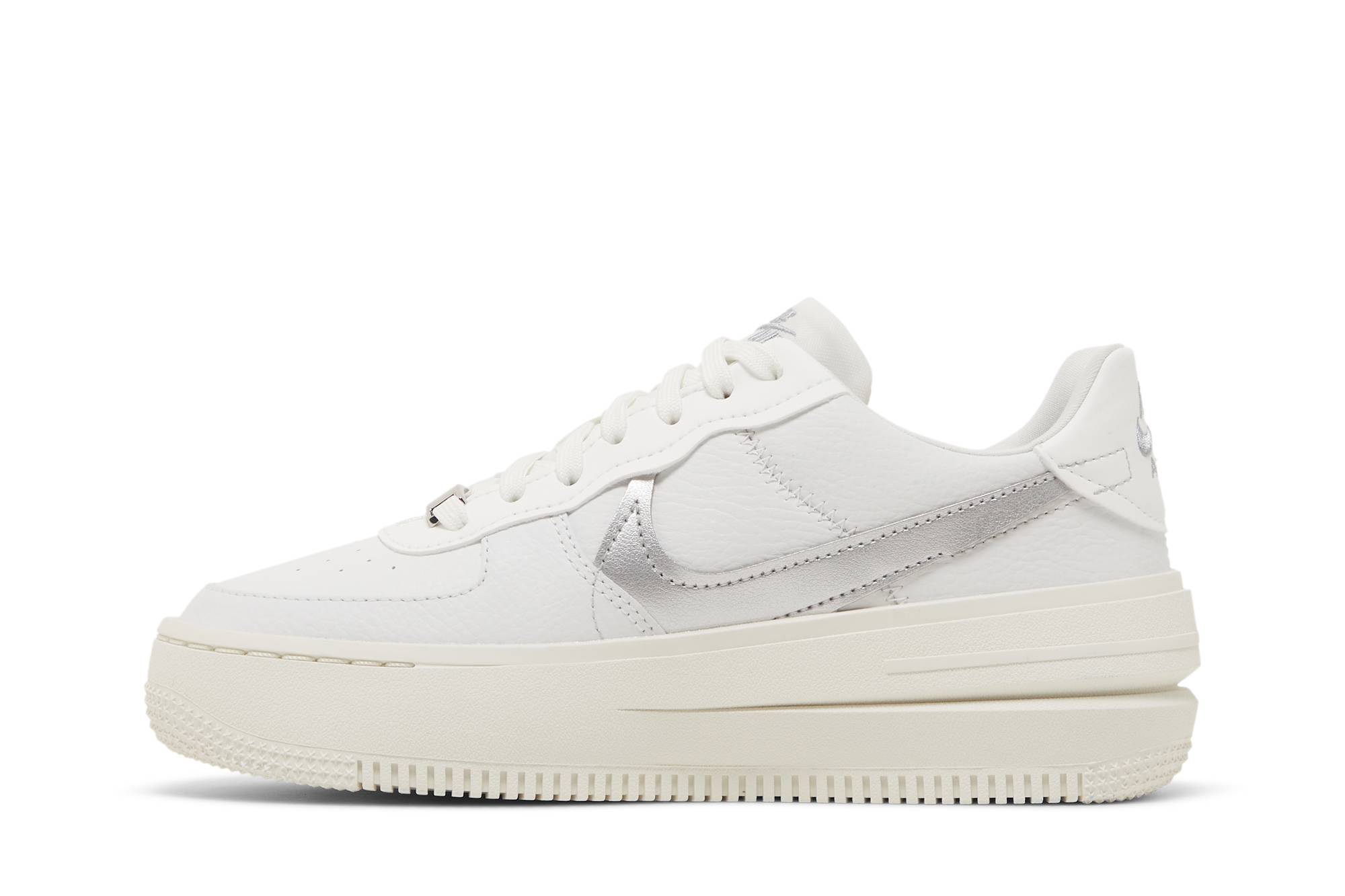 (Women) Nike Air Force 1 PLT.AF.ORM ‘Summit White Metalic Silver’ DJ9946-101