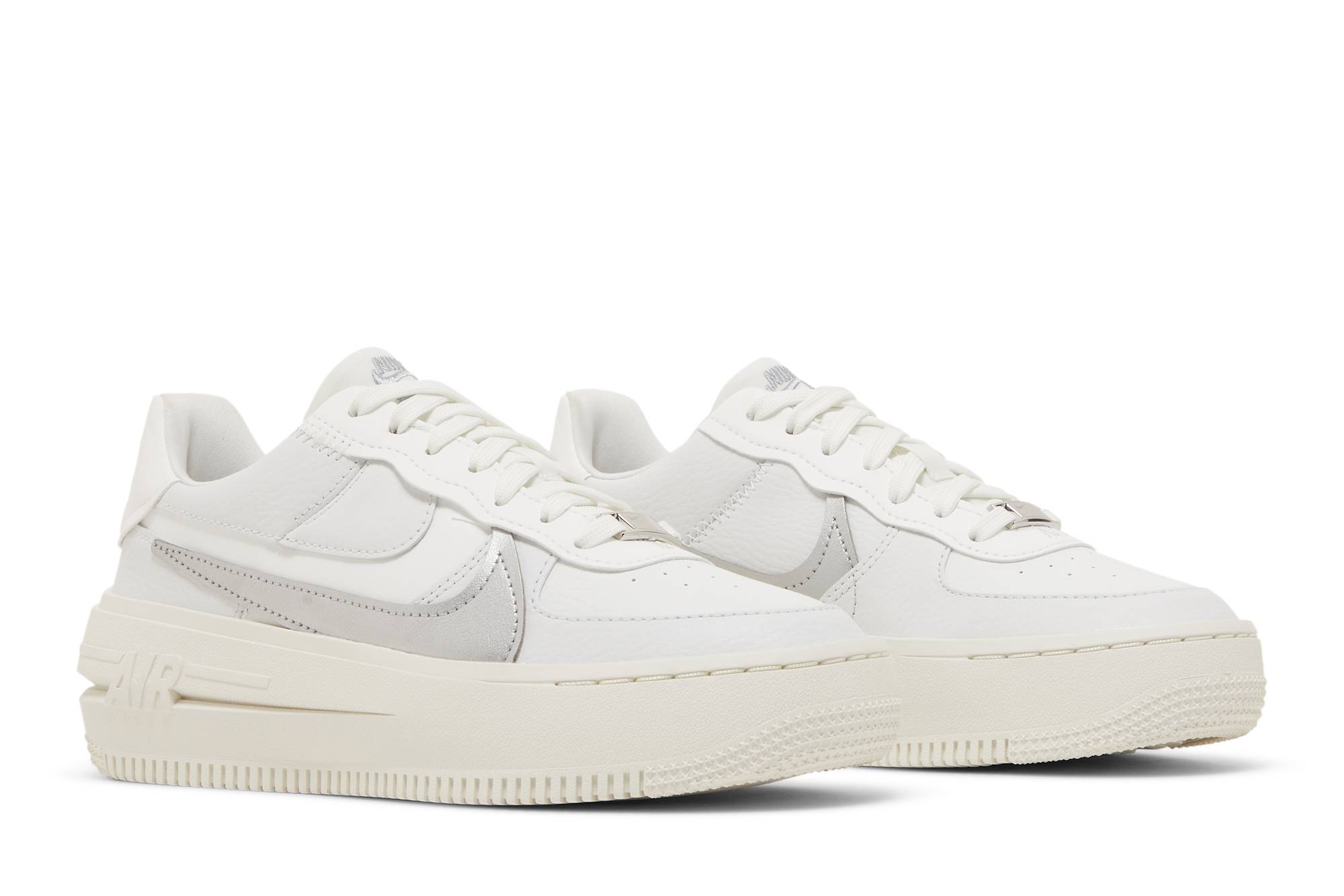 (Women) Nike Air Force 1 PLT.AF.ORM ‘Summit White Metalic Silver’ DJ9946-101