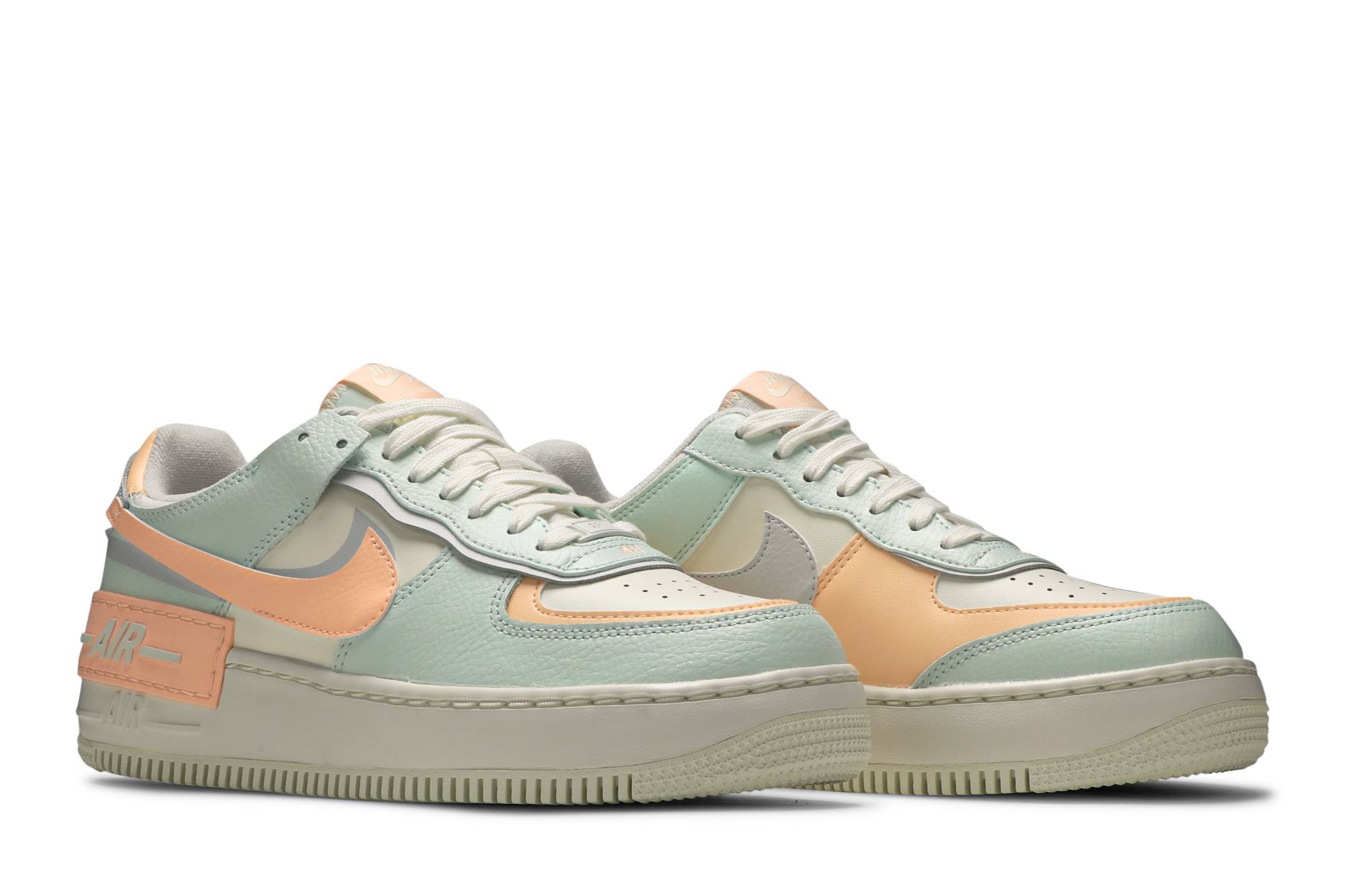 (Women) Nike Air Force 1 Shadow Barely Green Crimson Tint CU8591-104 Nicesnk