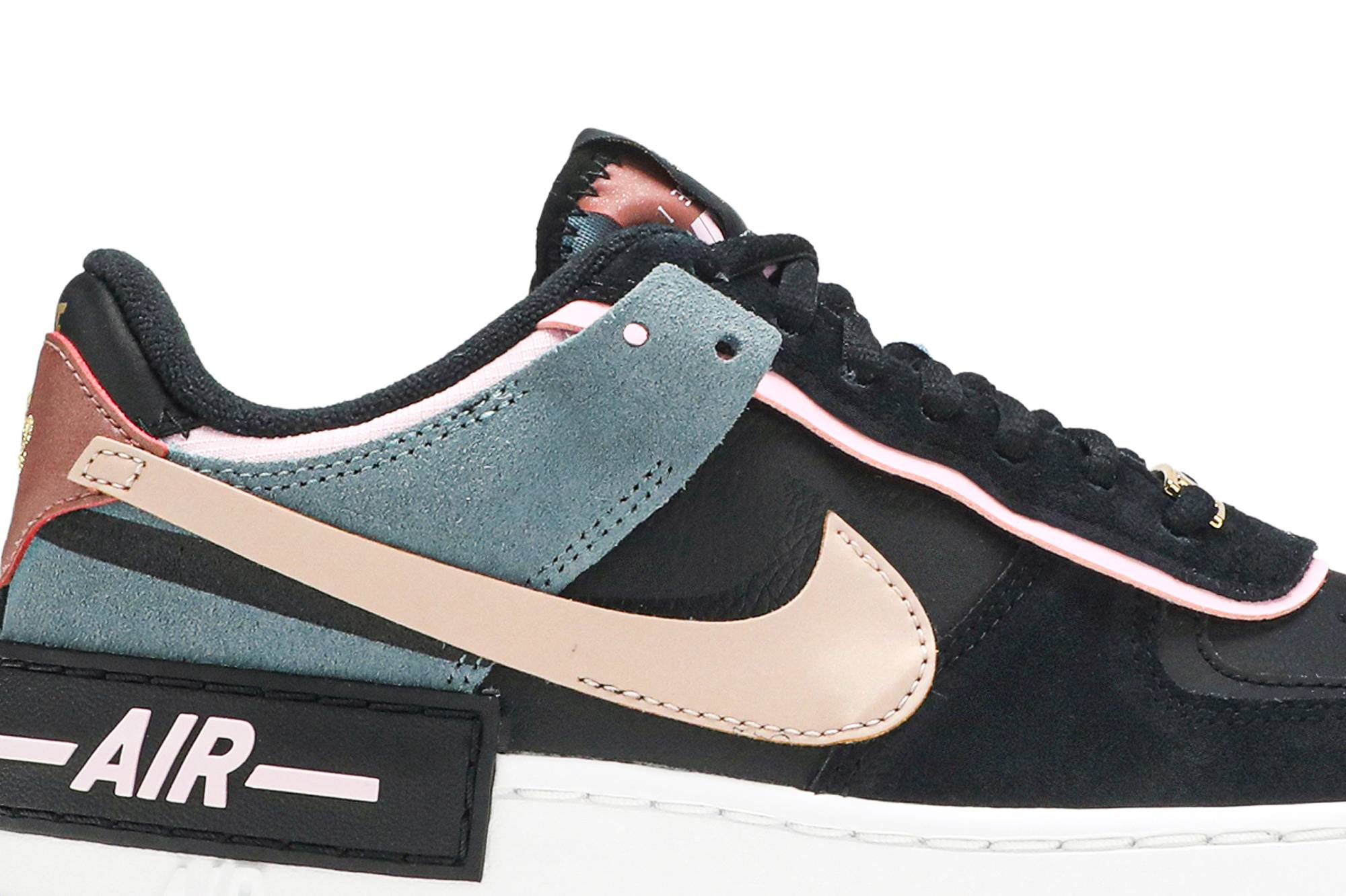 (Women) Nike Air Force 1 Shadow Black Light Arctic Pink CU5315-001 Nicesnk