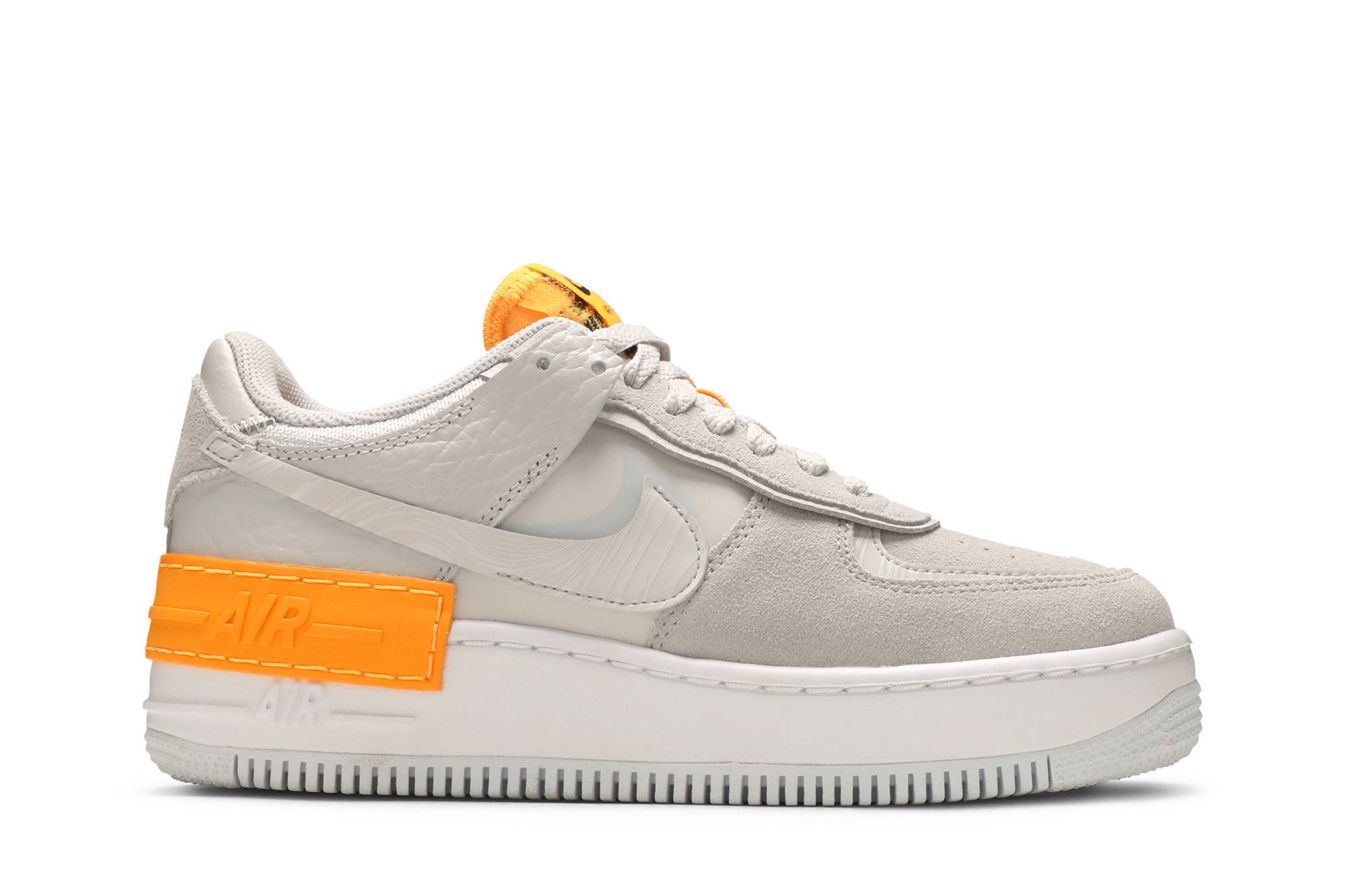 (Women) Nike Air Force 1 Shadow Tan Orange CU3446-001 Nicesnk