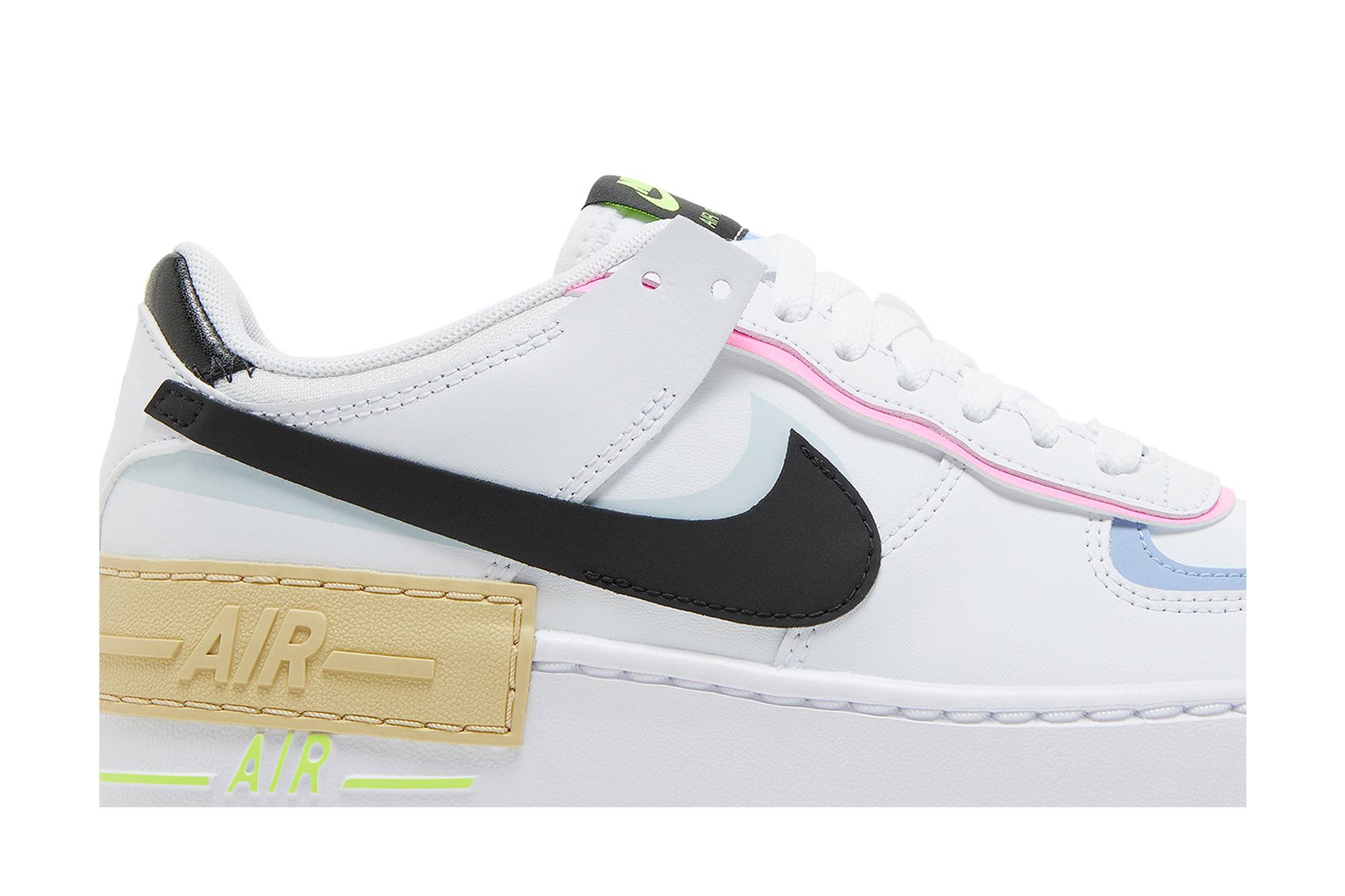(Women) Nike Air Force 1 Shadow ‘White Black Pastel’ FJ0735-100
