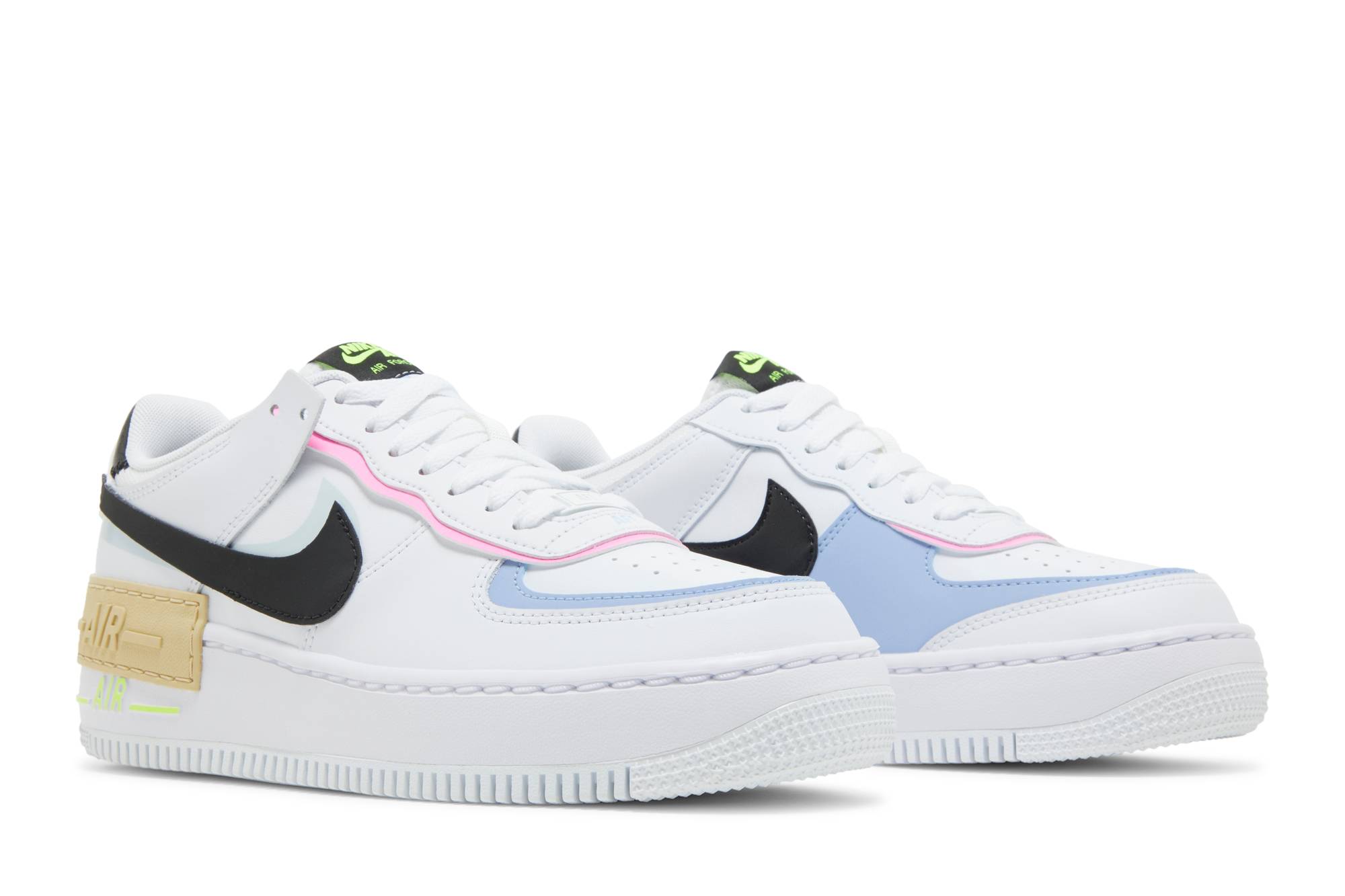 (Women) Nike Air Force 1 Shadow ‘White Black Pastel’ FJ0735-100