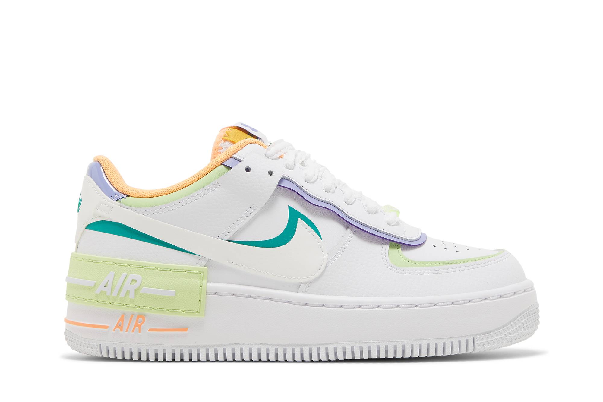 (Women) Nike Air Force 1 Shadow ‘White Multi-Color’ DX3718-100