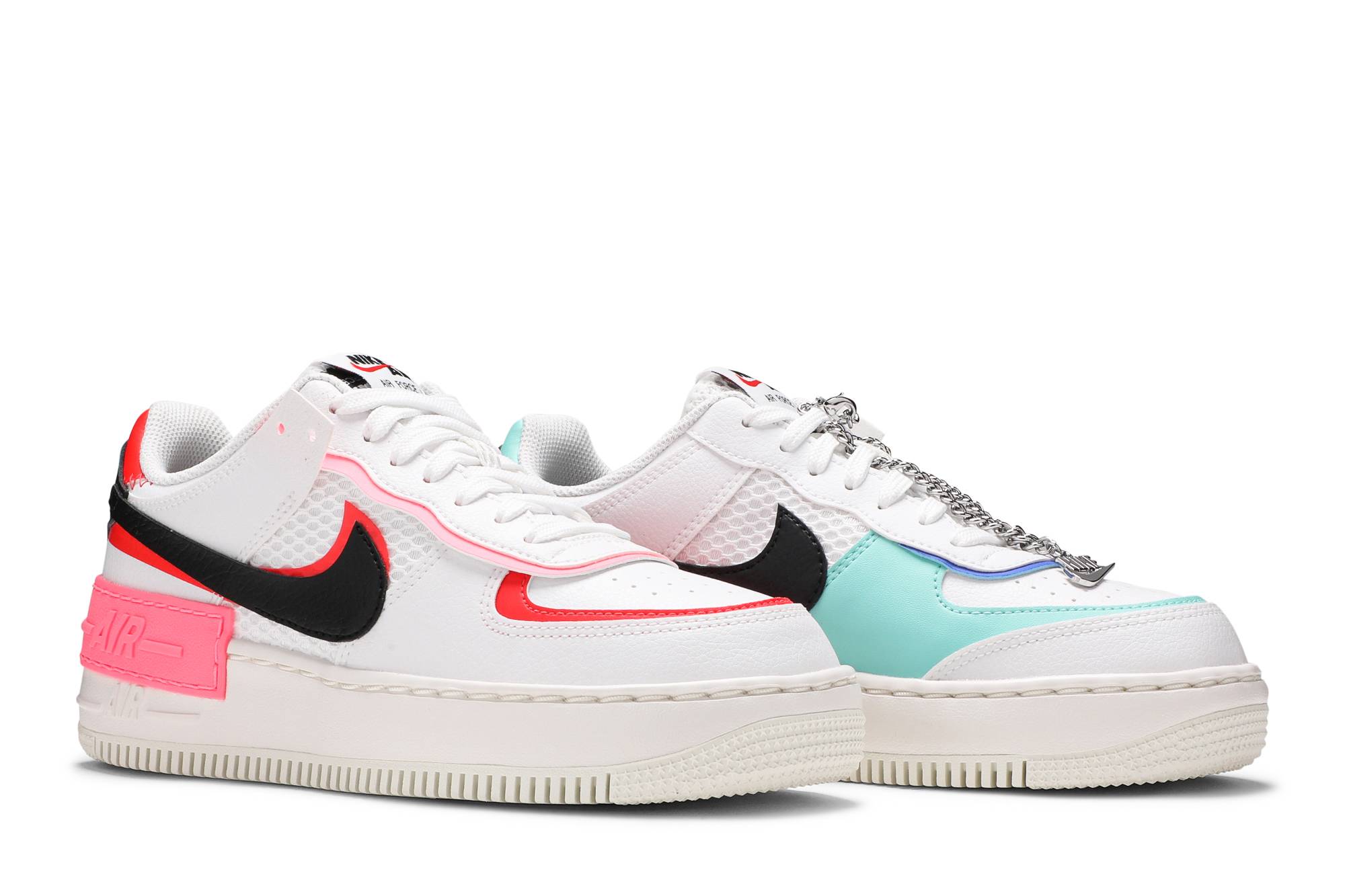 (Women) Nike Air Force 1 Shadow White Multi-Color DH1965-100 Nicesnk