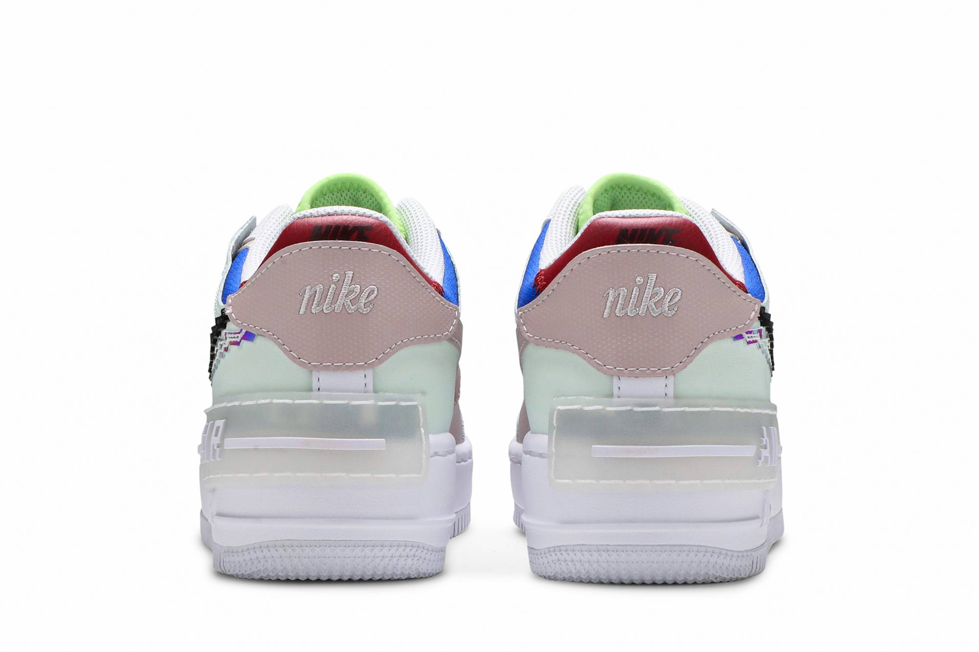 (Women) Nike Air Force 1 Shadow SE Pixel Swoosh – Barely Green CV8480-300 Nicesnk