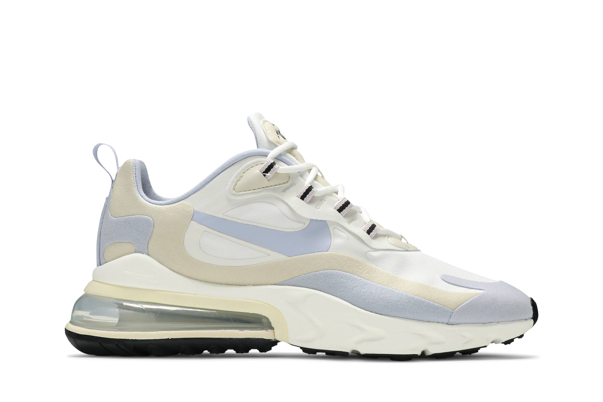 (Women) Nike Air Max 270 React White Fossil CT1287-100 Nicesnk