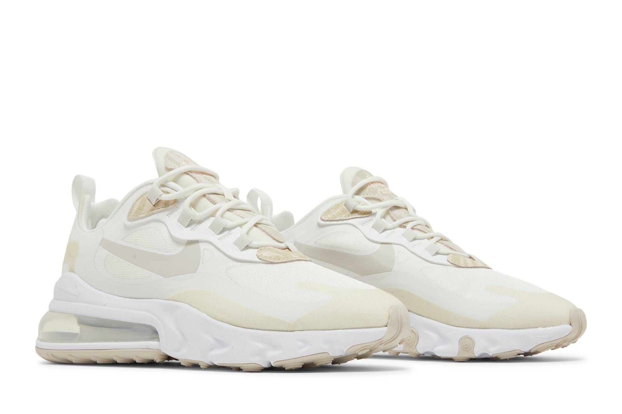 (Women) Nike Air Max 270 React SE Light Bone CV8815-100 Nicesnk