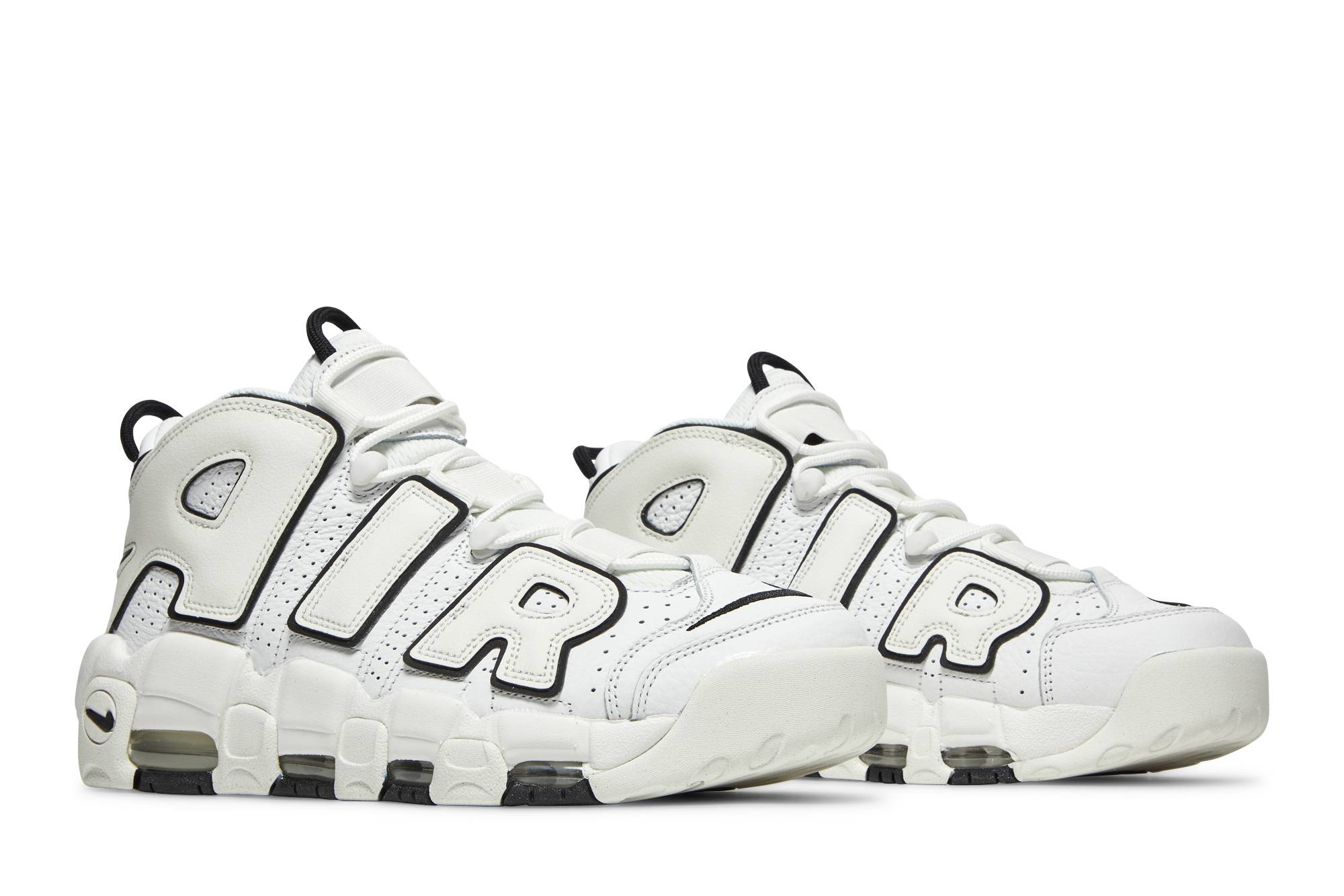 (Women) Nike Air More Uptempo White Black DO6718-100 Nicesnk
