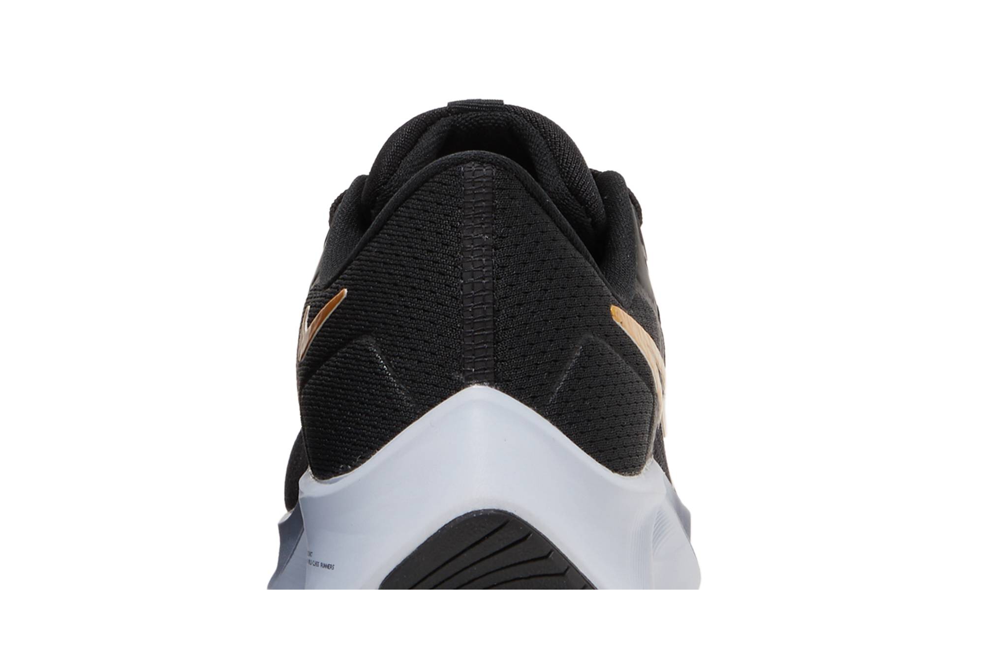 (Women) Nike Air Zoom Pegasus 38 Black Metallic Gold Coin CW7358-004 Nicesnk