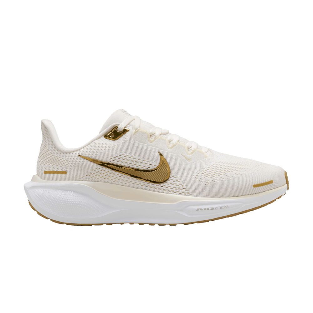 (Women) Nike Air Zoom Pegasus 41 Light Pumice Metallic Gold FD2723-005 Nicesnk