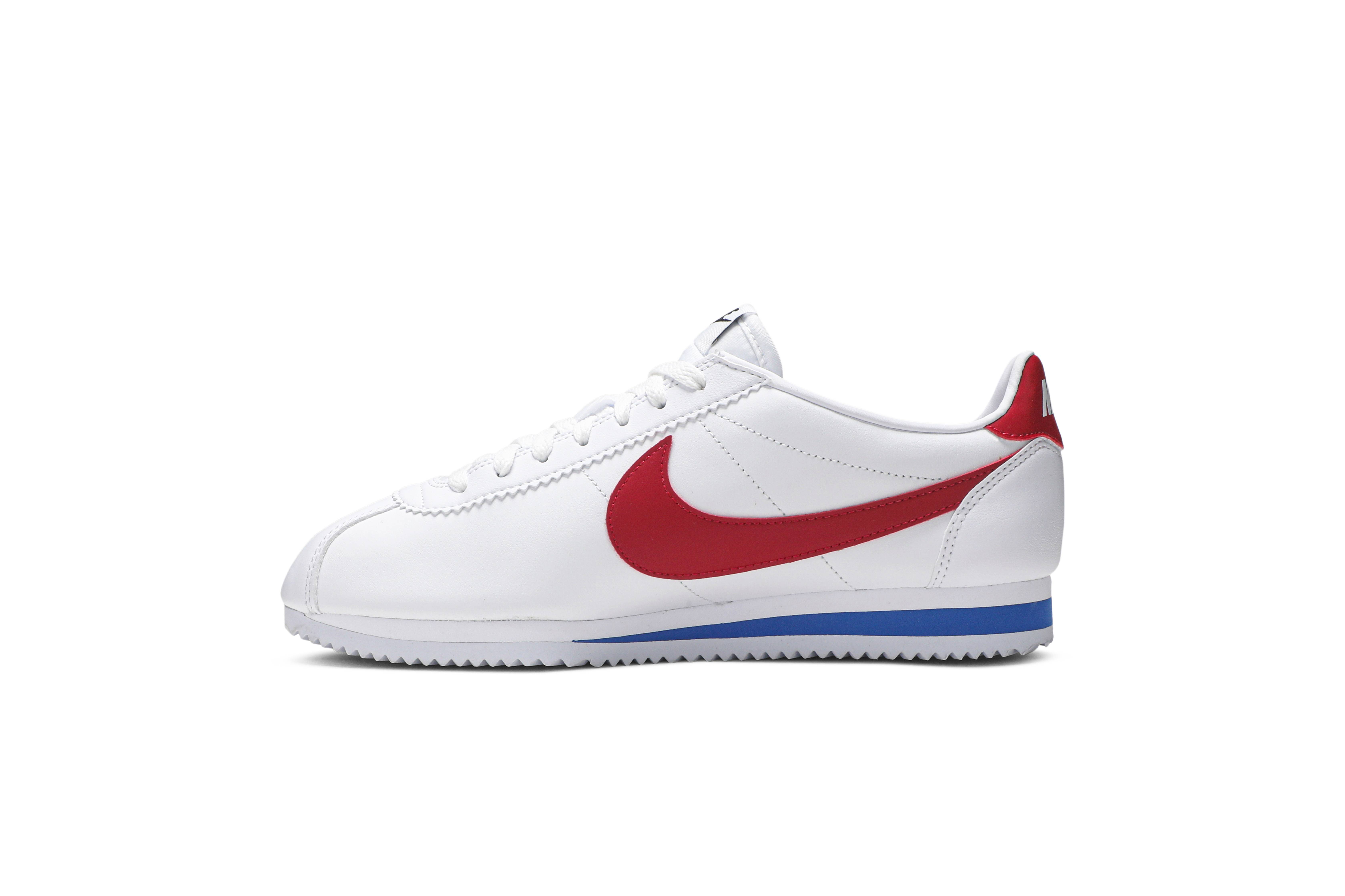 (Women) Nike Classic Cortez Leather ‘White Red’ 807471-103