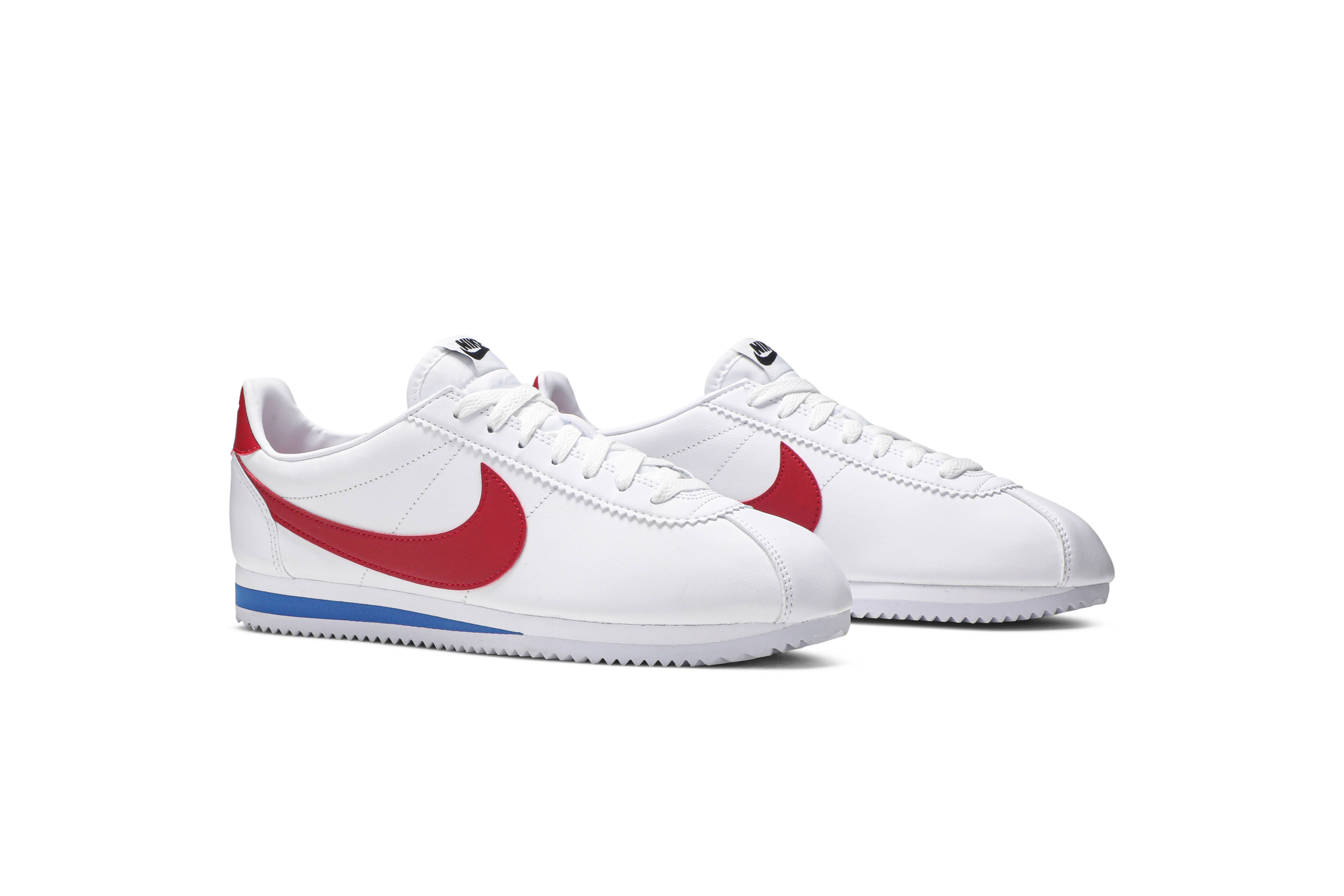 (Women) Nike Classic Cortez Leather ‘White Red’ 807471-103