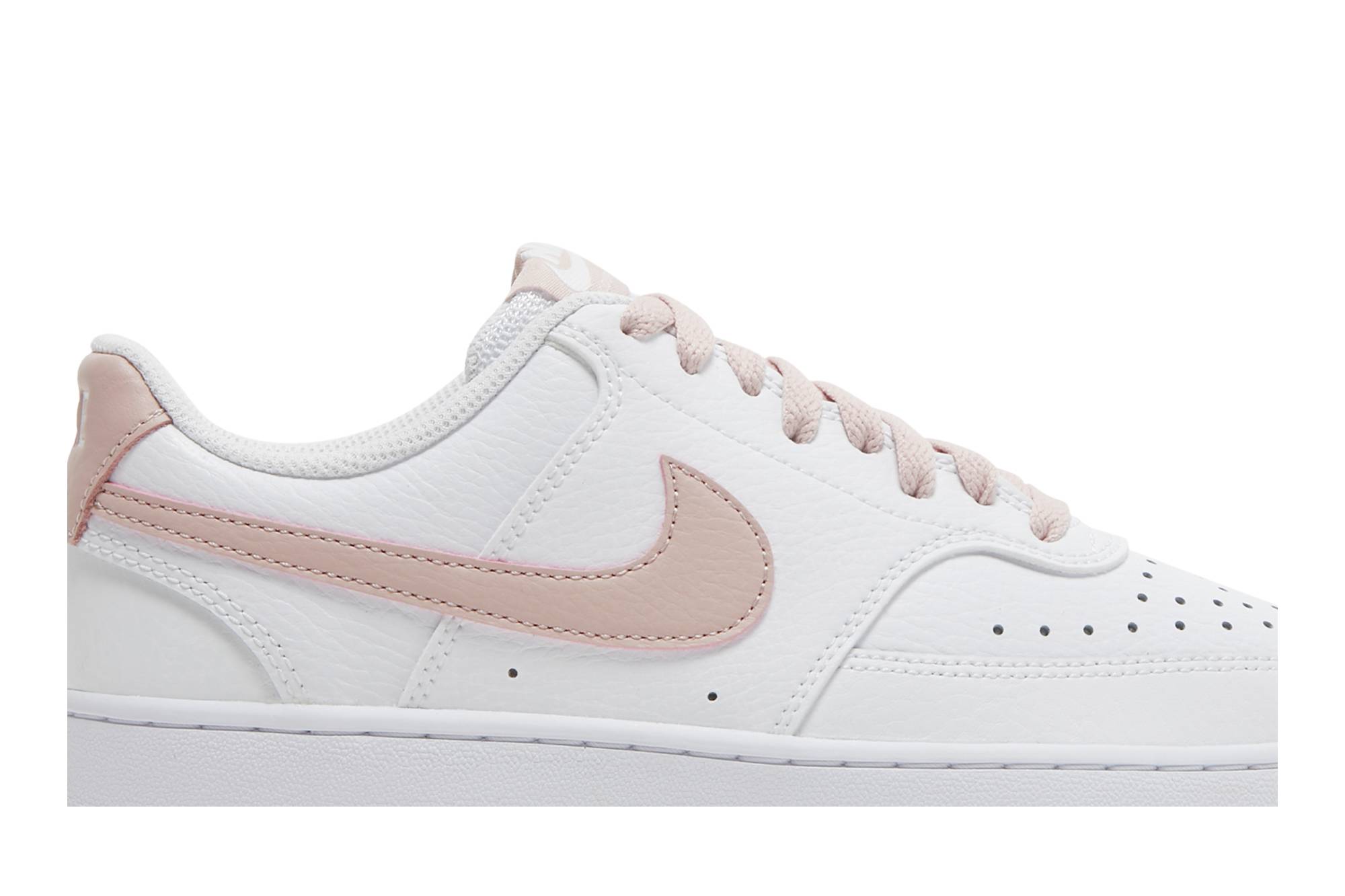 (Women) Nike Court Vision Low White Pink Oxford CD5434-113 Nicesnk