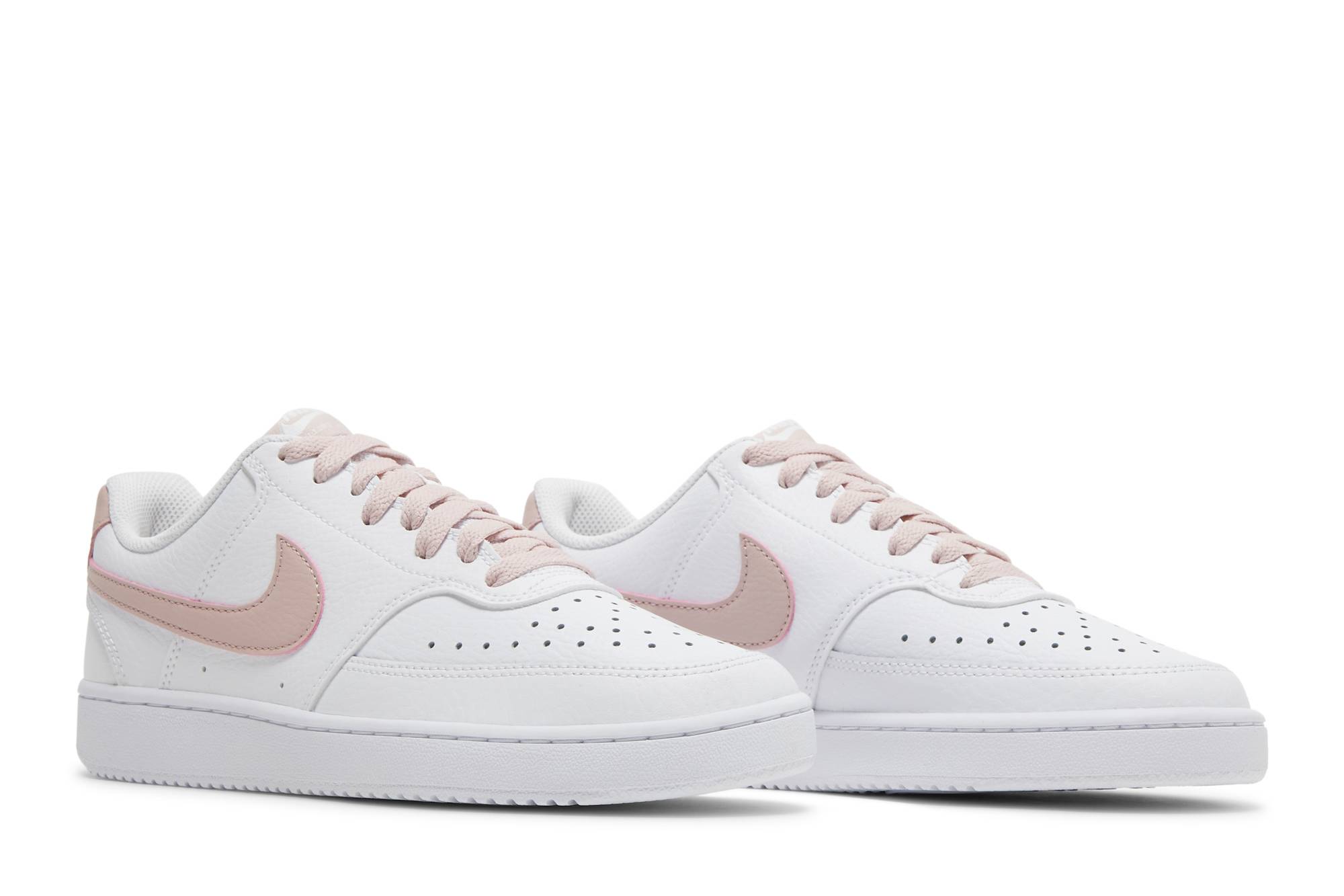 (Women) Nike Court Vision Low White Pink Oxford CD5434-113 Nicesnk