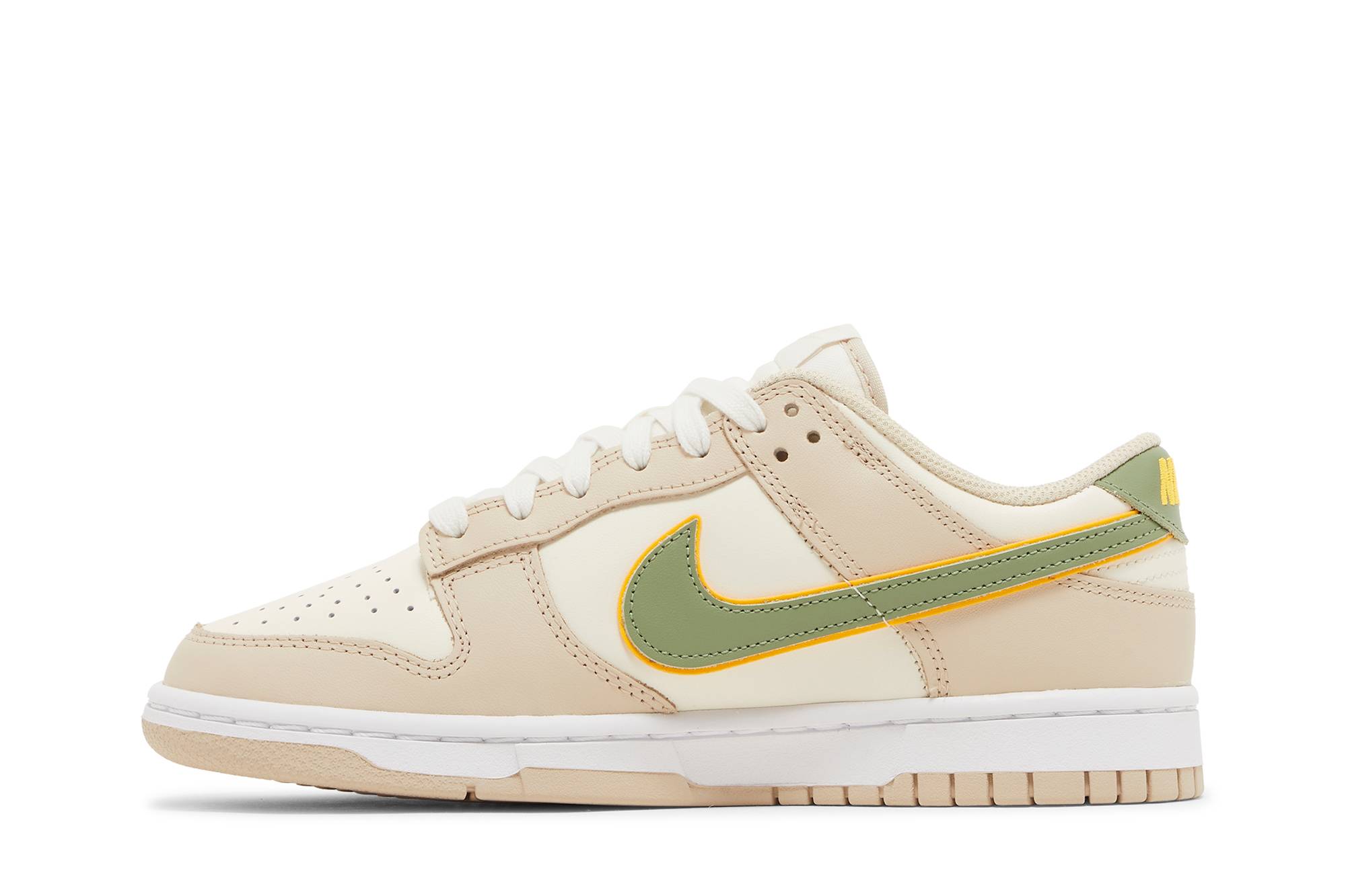(Women) Nike Dunk Low Pale Ivory Oil Green FQ6869-131 Nicesnk