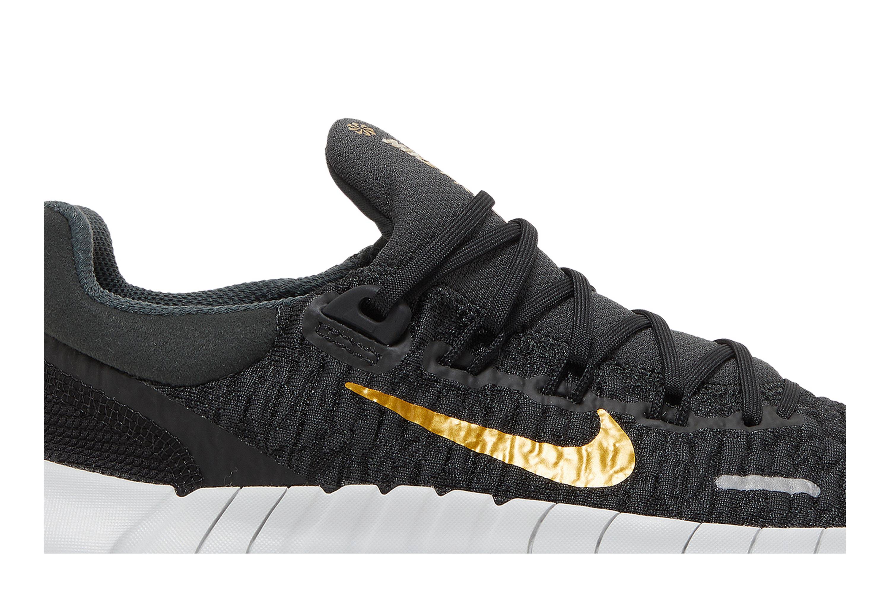 (Women) Nike Free Run 5.0 Next Nature ‘Dark Smoke Grey Metallic Gold Coin’ CZ1891-005