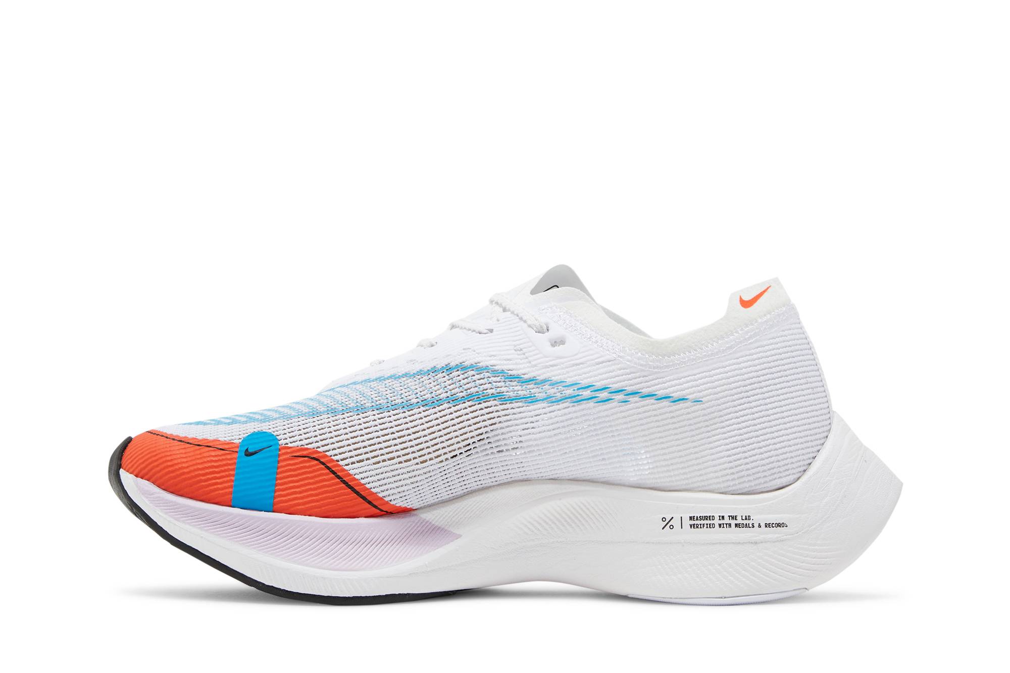 (Women) Nike ZoomX Vaporfly Next% 2 White Rush Orange CU4123-102 Nicesnk
