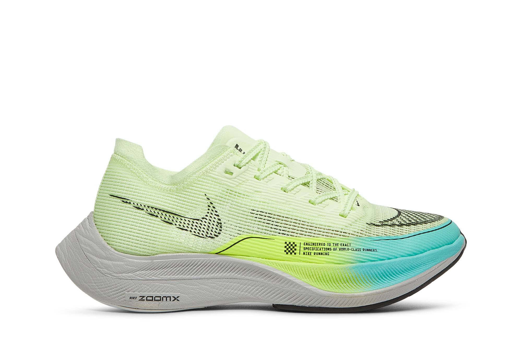 (Women) Nike ZoomX Vaporfly Next% 2 Barely Volt Turquoise CU4123-700 Nicesnk