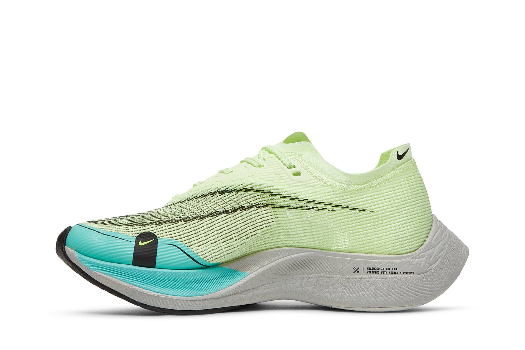 (Women) Nike ZoomX Vaporfly Next% 2 Barely Volt Turquoise CU4123-700 Nicesnk