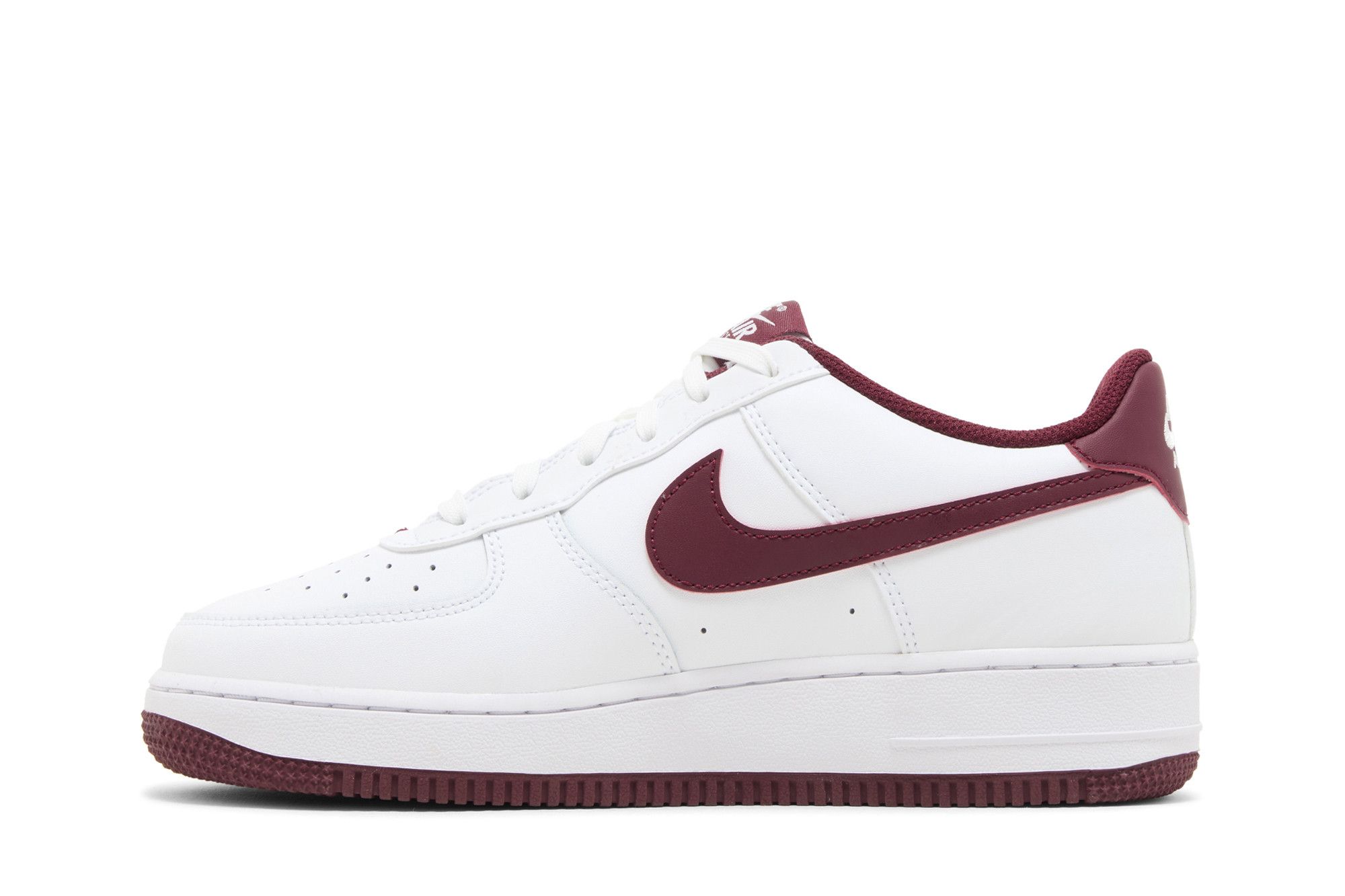 (Youth) Nike Air Force 1 White Team Red FV5948-105 Nicesnk