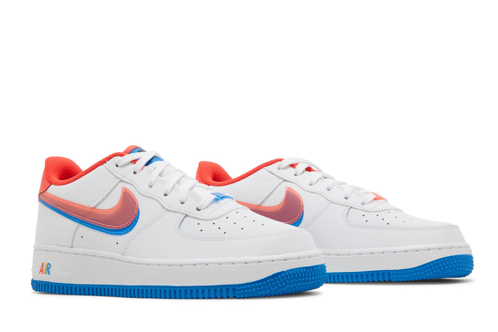 (Youth) Nike Air Force 1 LV8 Offset Swoosh DX1787-100 Nicesnk