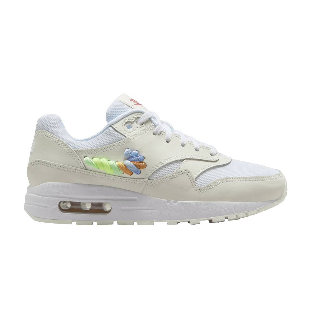 (Youth) Nike Air Max 1 SE ‘Rainbow Lace Swoosh’ FN4782-100