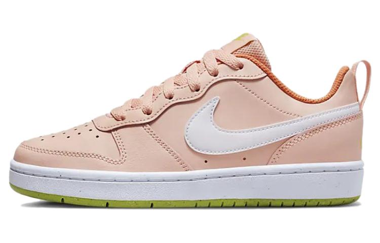 (Youth) Nike Court Borough Low 2 Pink White BQ5448-800 Nicesnk