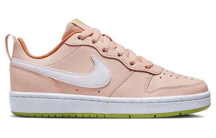 (Youth) Nike Court Borough Low 2 Pink White BQ5448-800 Nicesnk