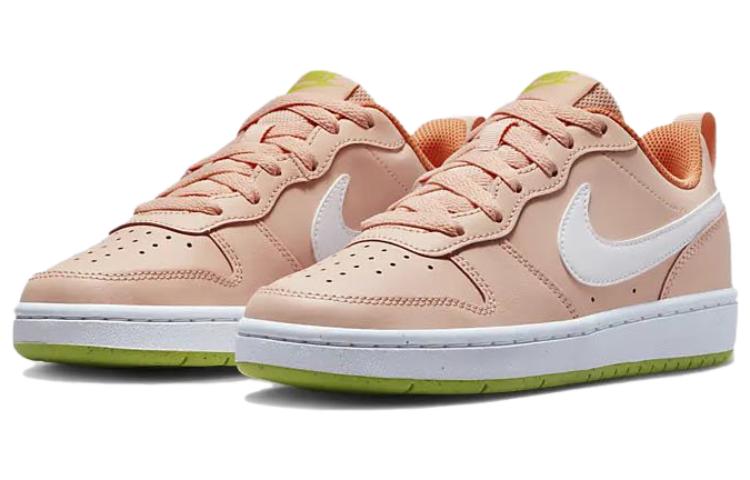 (Youth) Nike Court Borough Low 2 Pink White BQ5448-800 Nicesnk