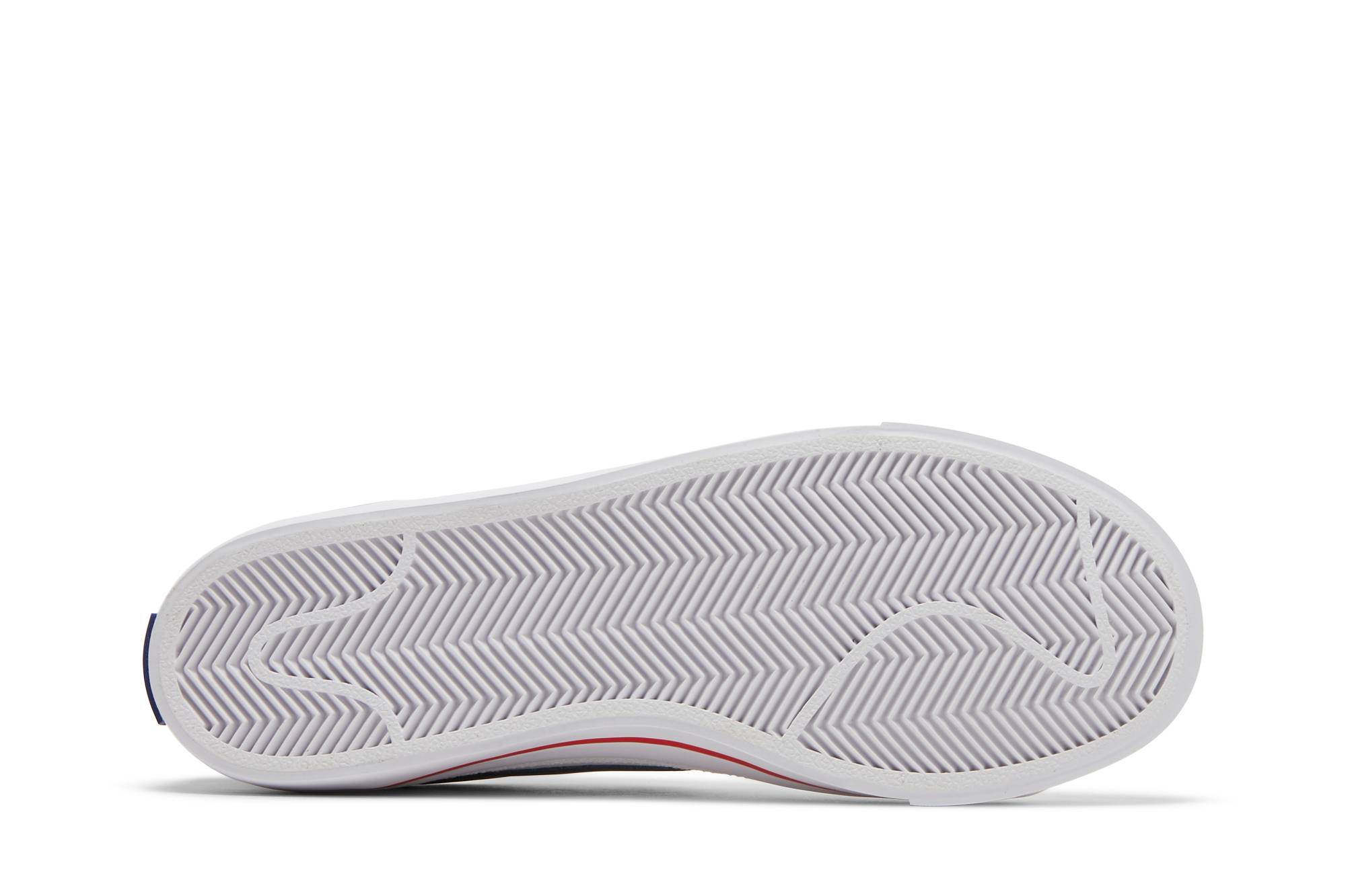 (Youth) Nike Court Legacy White Deep Royal Blue Red DA5380-107 Nicesnk