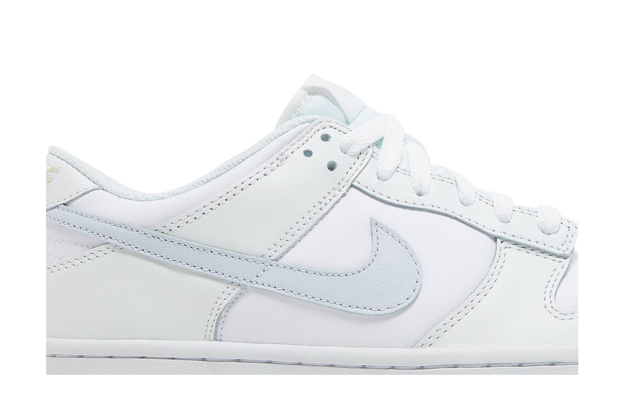 (Youth) Nike Dunk Low White Grey Teal FD9911-101 Nicesnk