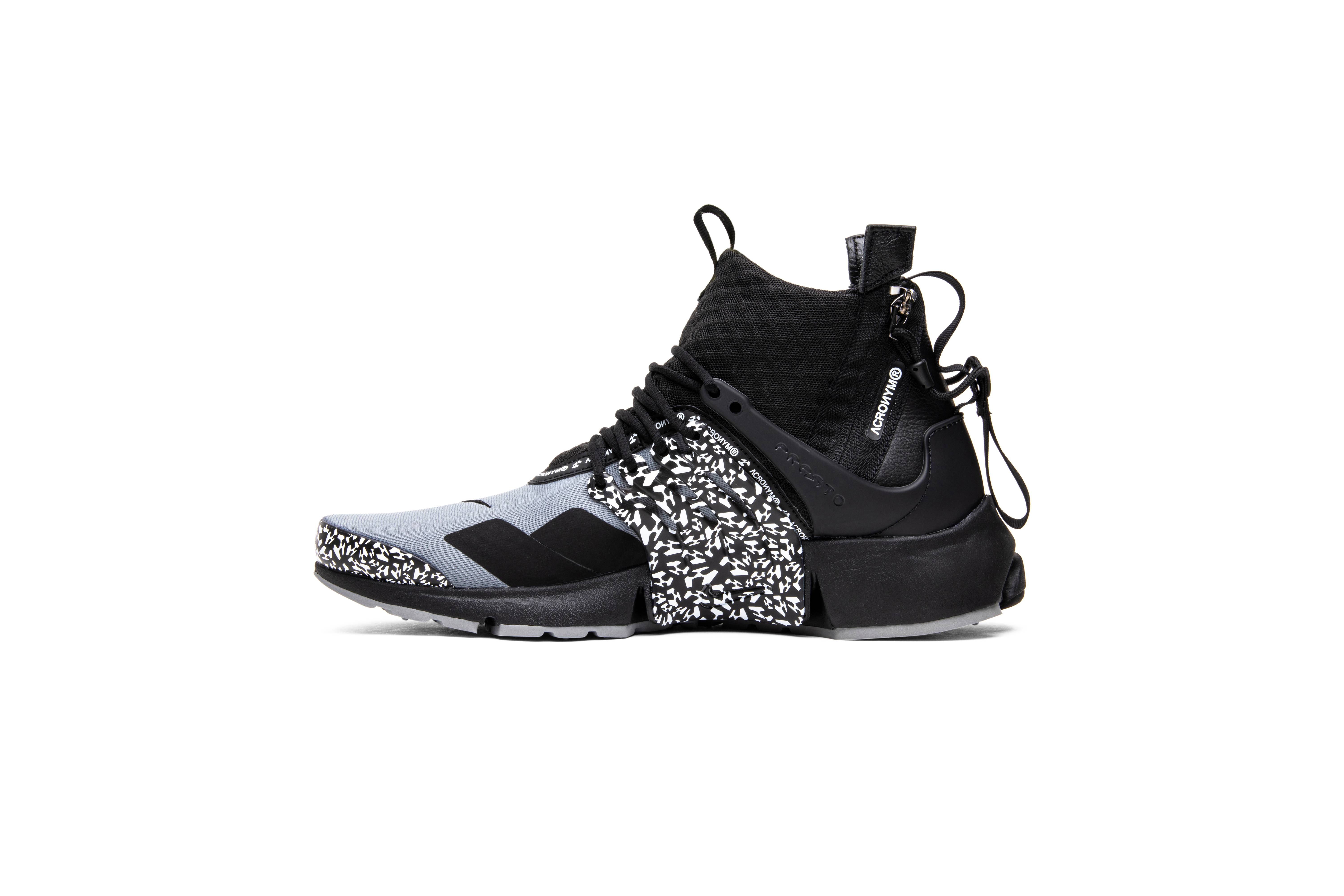 Acronym x Nike Air Presto Mid Cool Grey AH7832-001 Nicesnk