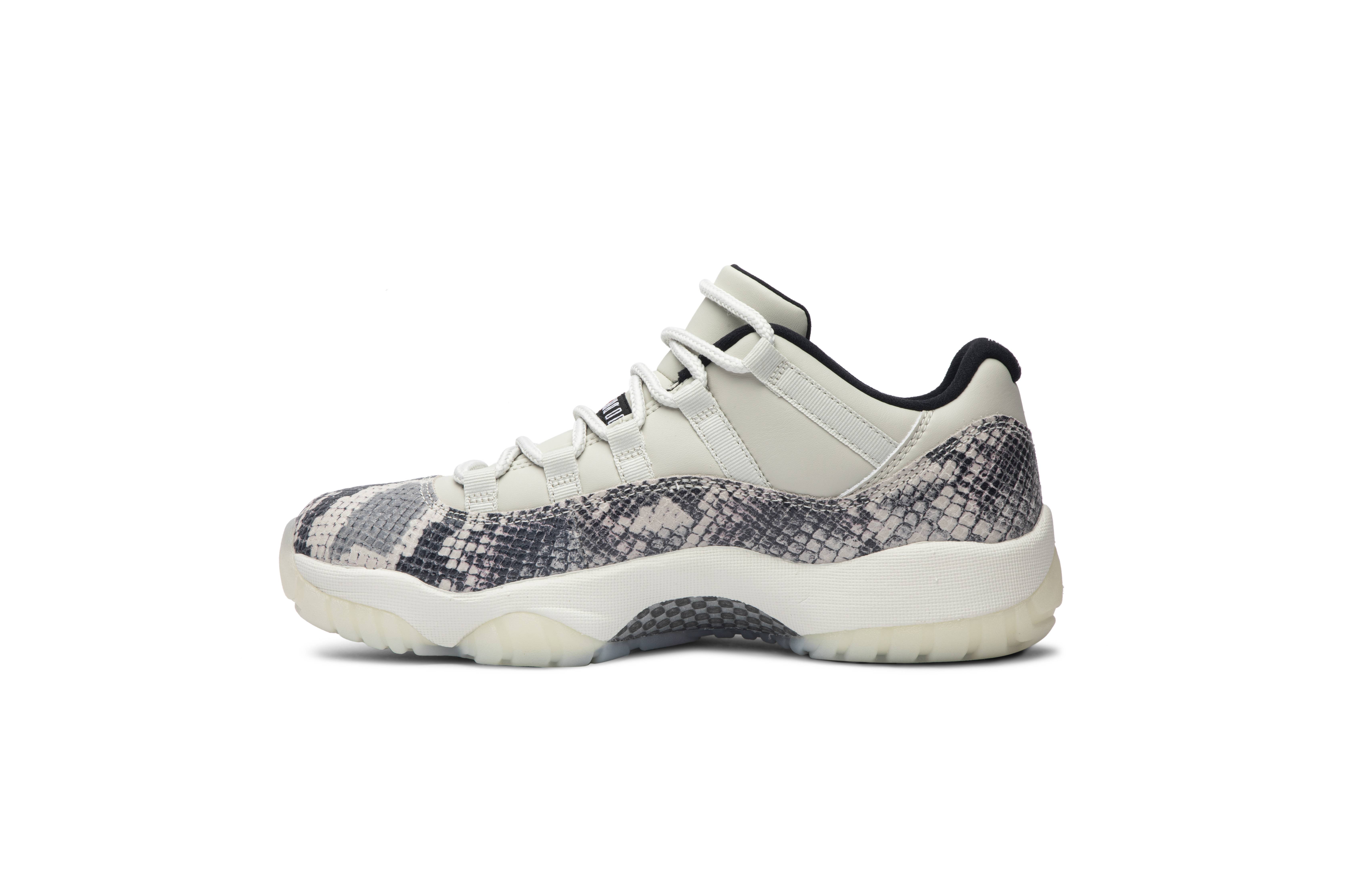 Air Jordan 11 Retro Low Light Bone Snakeskin CD6846-002 Nicesnk