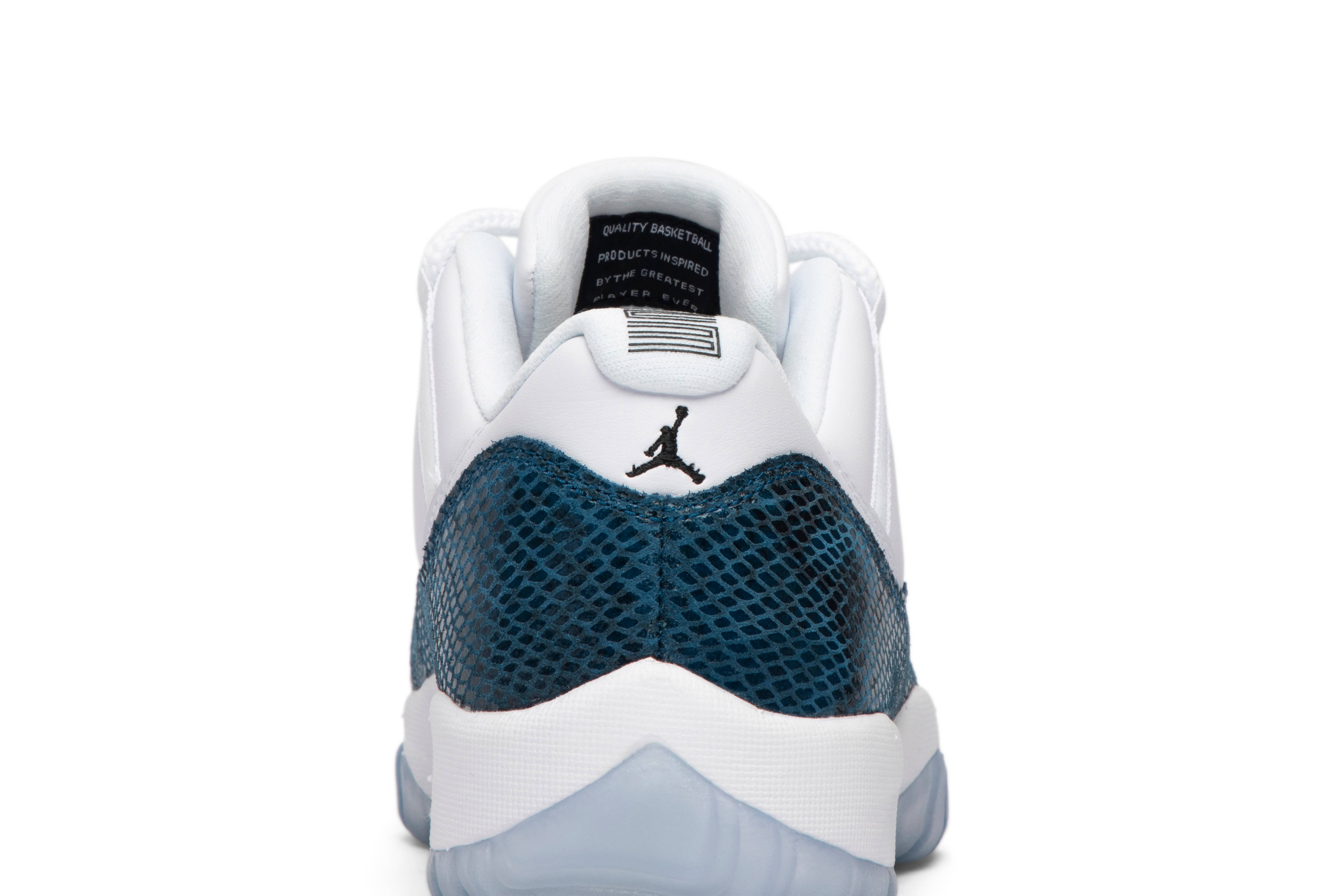 Air Jordan 11 Retro Low Navy Snakeskin 2019 CD6846-102 Nicesnk