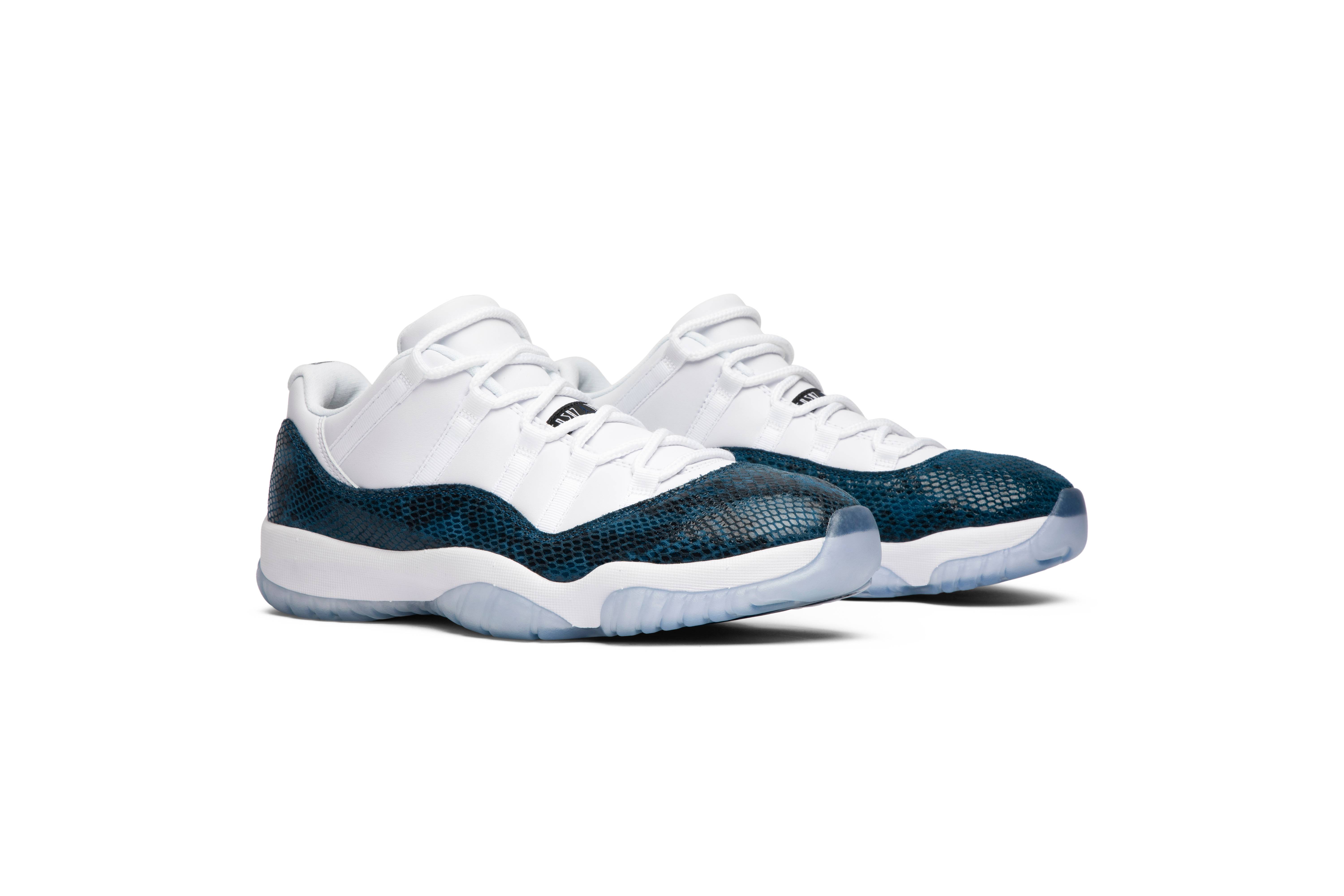 Air Jordan 11 Retro Low Navy Snakeskin 2019 CD6846-102 Nicesnk