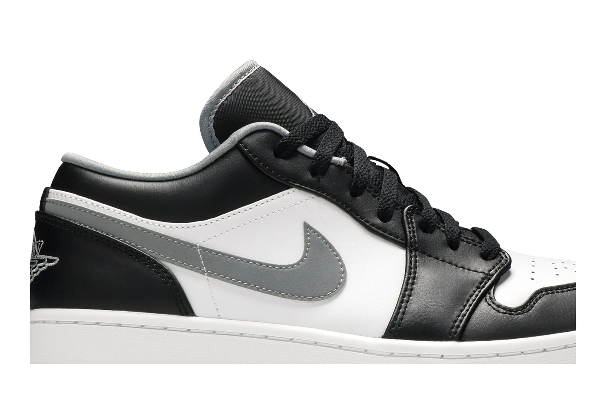 Air Jordan 1 Low Black Medium Grey 553558-040 Nicesnk