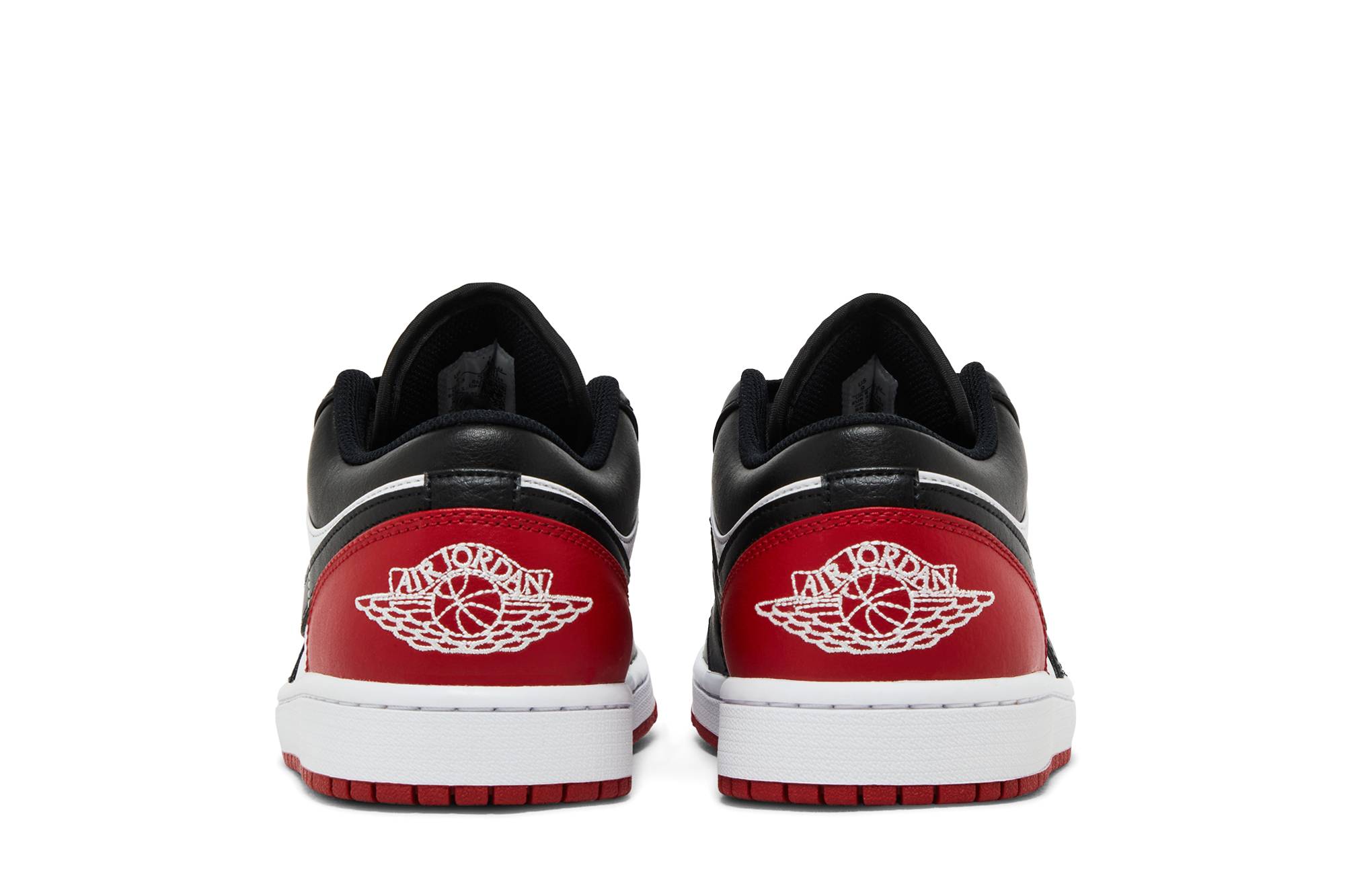Air Jordan 1 Low Bred Toe 2.0 553558-161 Nicesnk